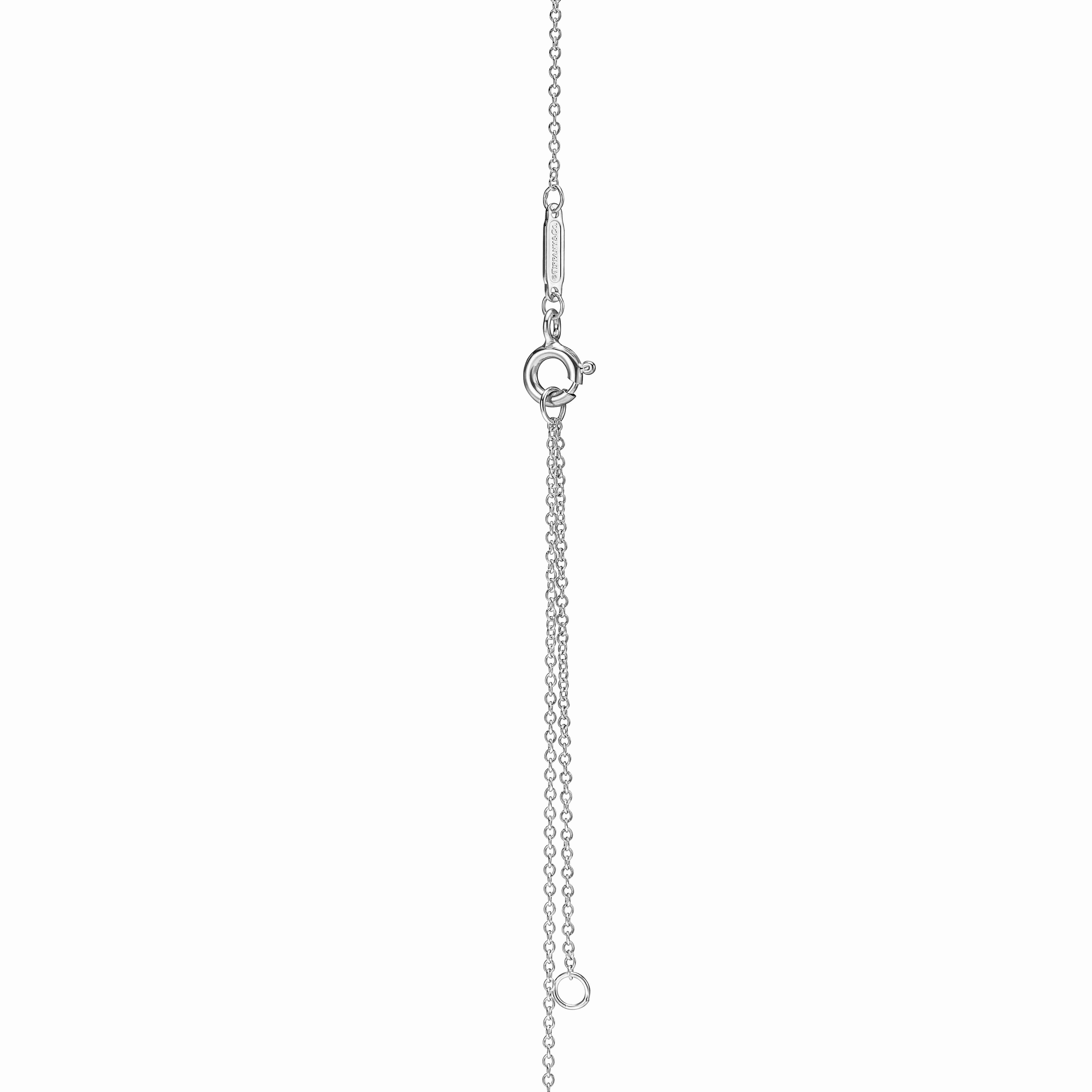 Return to Tiffany™:Double Heart Tag Pendant:in Silver and Rose Gold, Mini