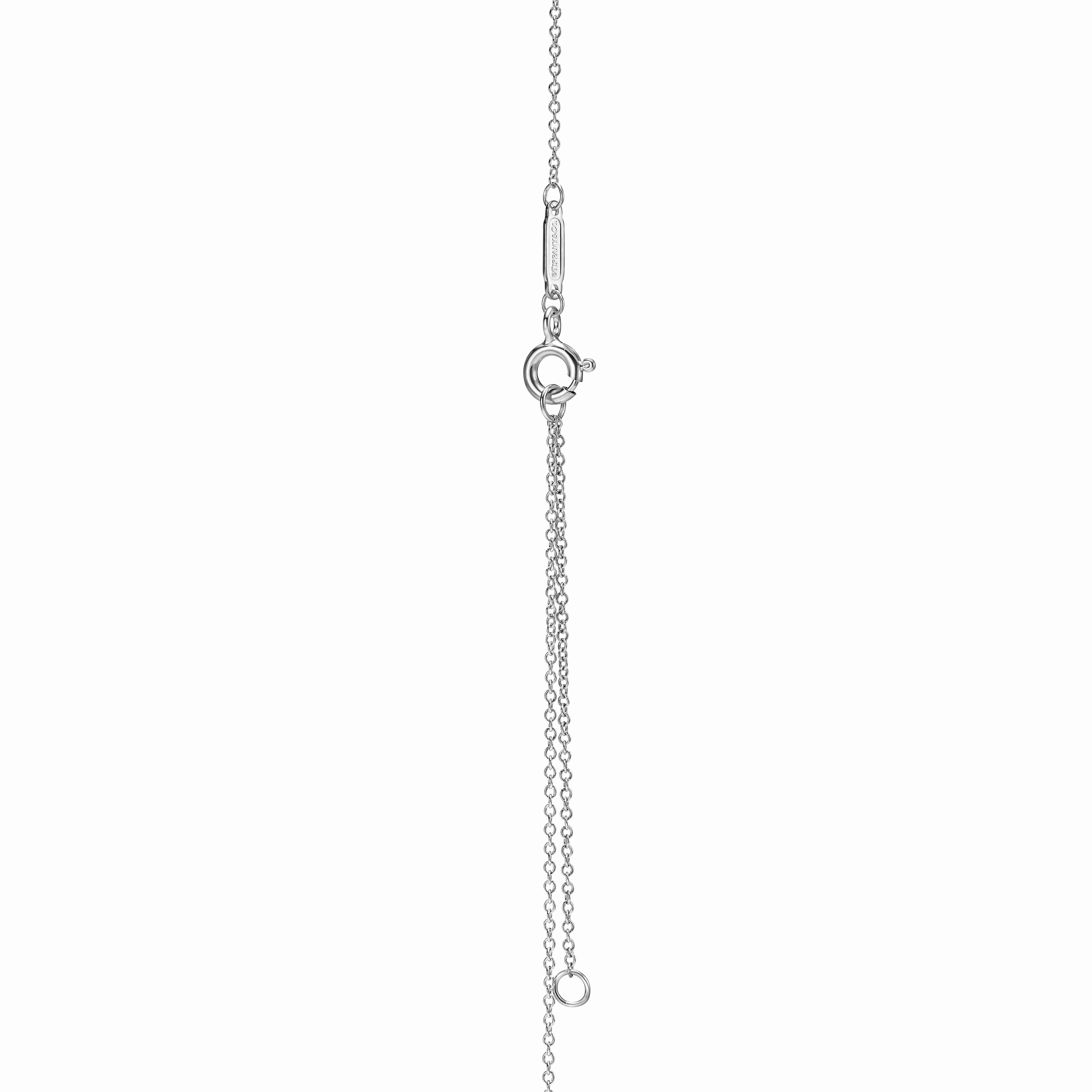 Return to Tiffany™:Heart Tag Pendant:in Sterling Silver with a Diamond, Small