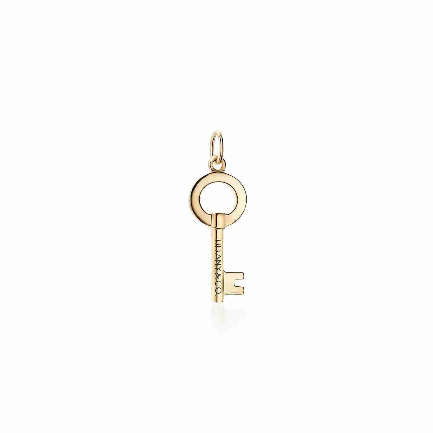 Tiffany Keys : Modern Keys Open Round Key Pendant