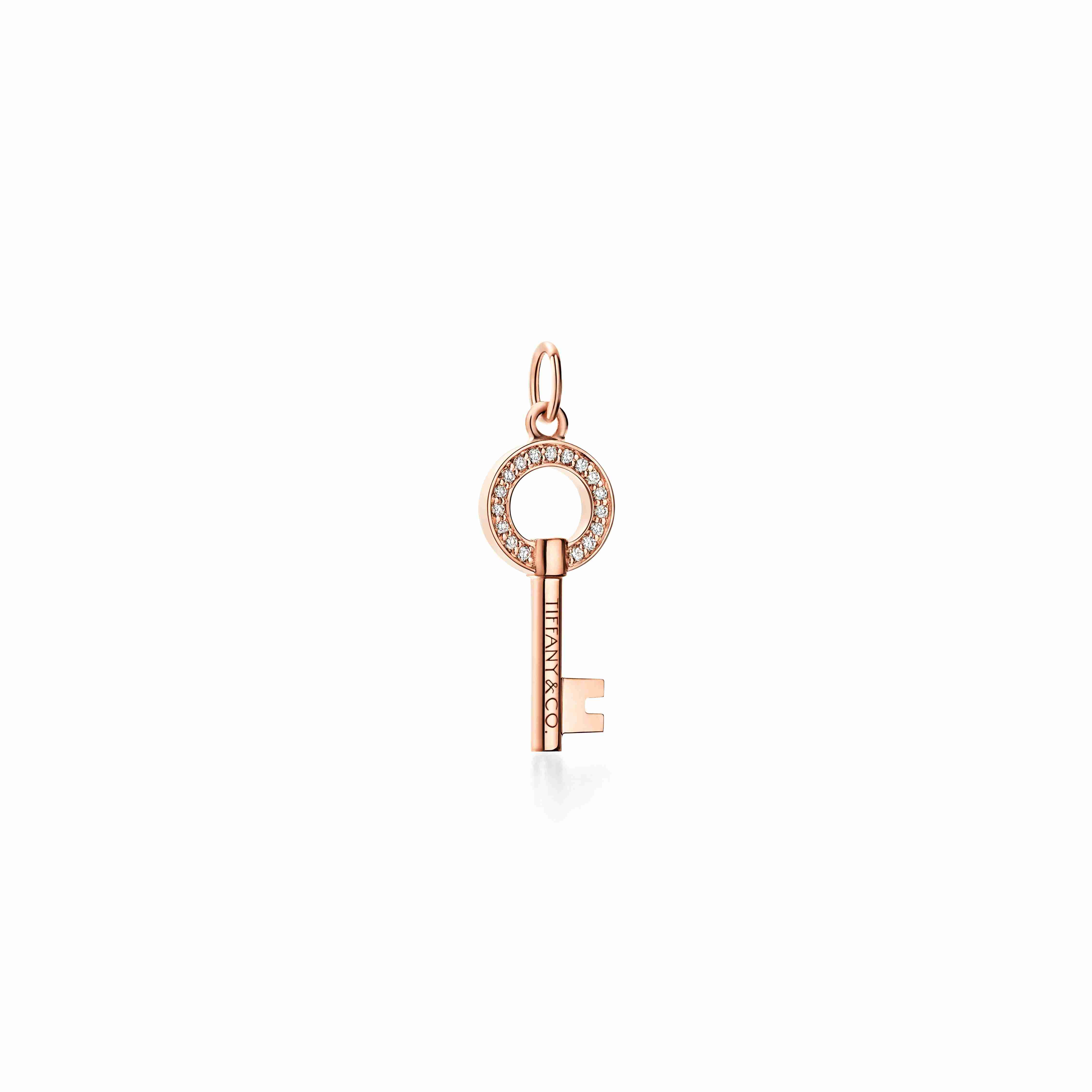 Tiffany Keys : Modern Keys Open Round Key Pendant