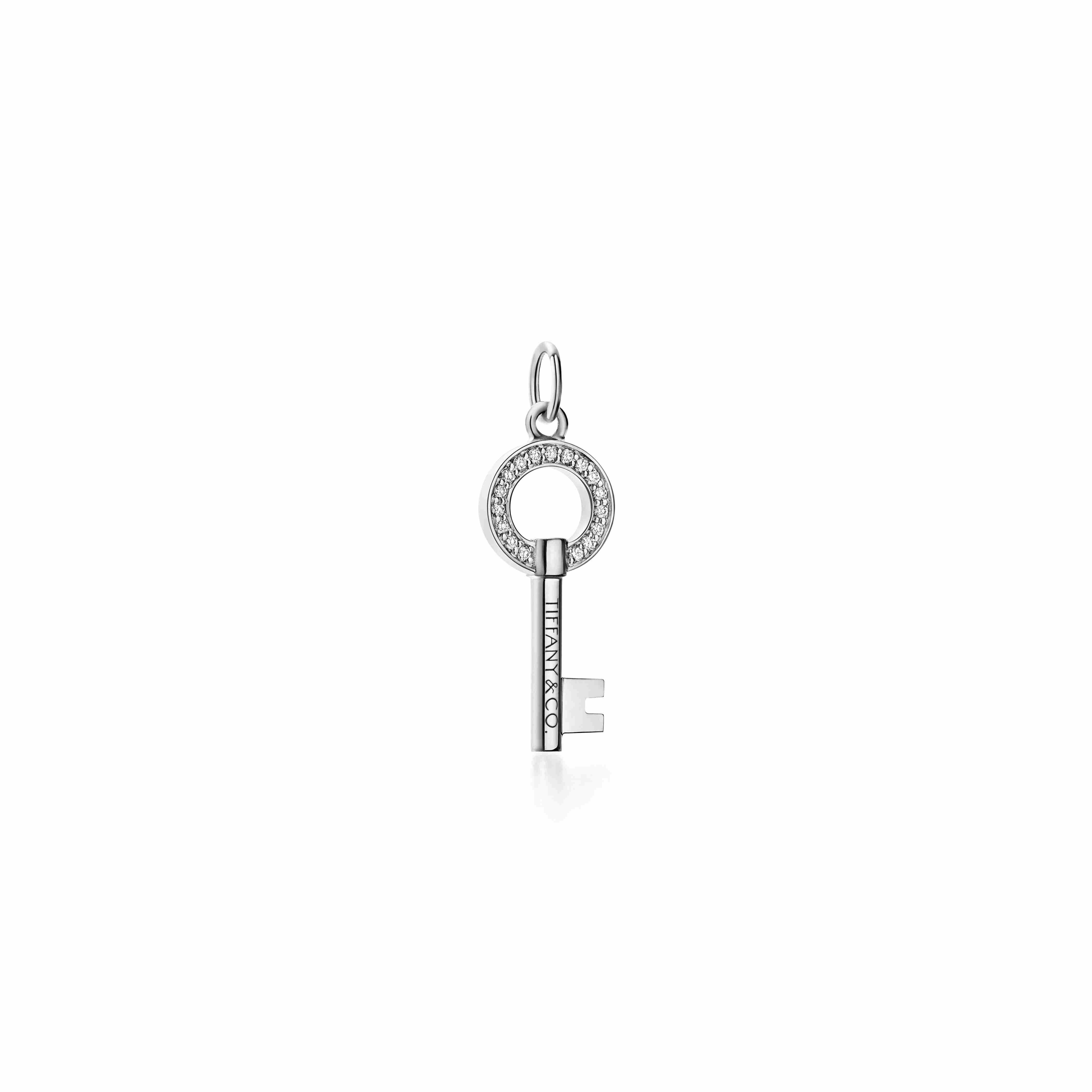 Tiffany Keys : Modern Keys Open Round Key Pendant