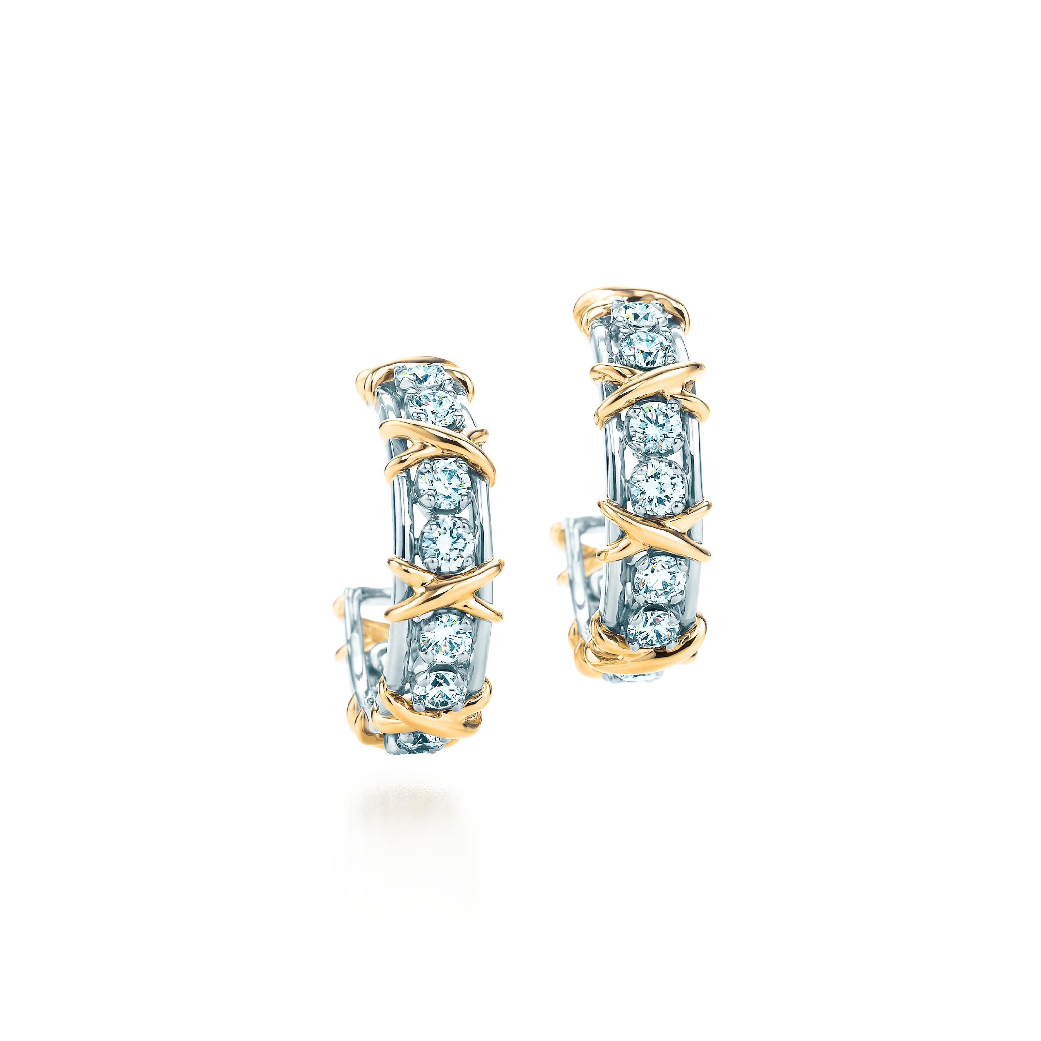 Tiffany & Co. SchlumbergerÂ®:Twenty Stone Hoop Earrings