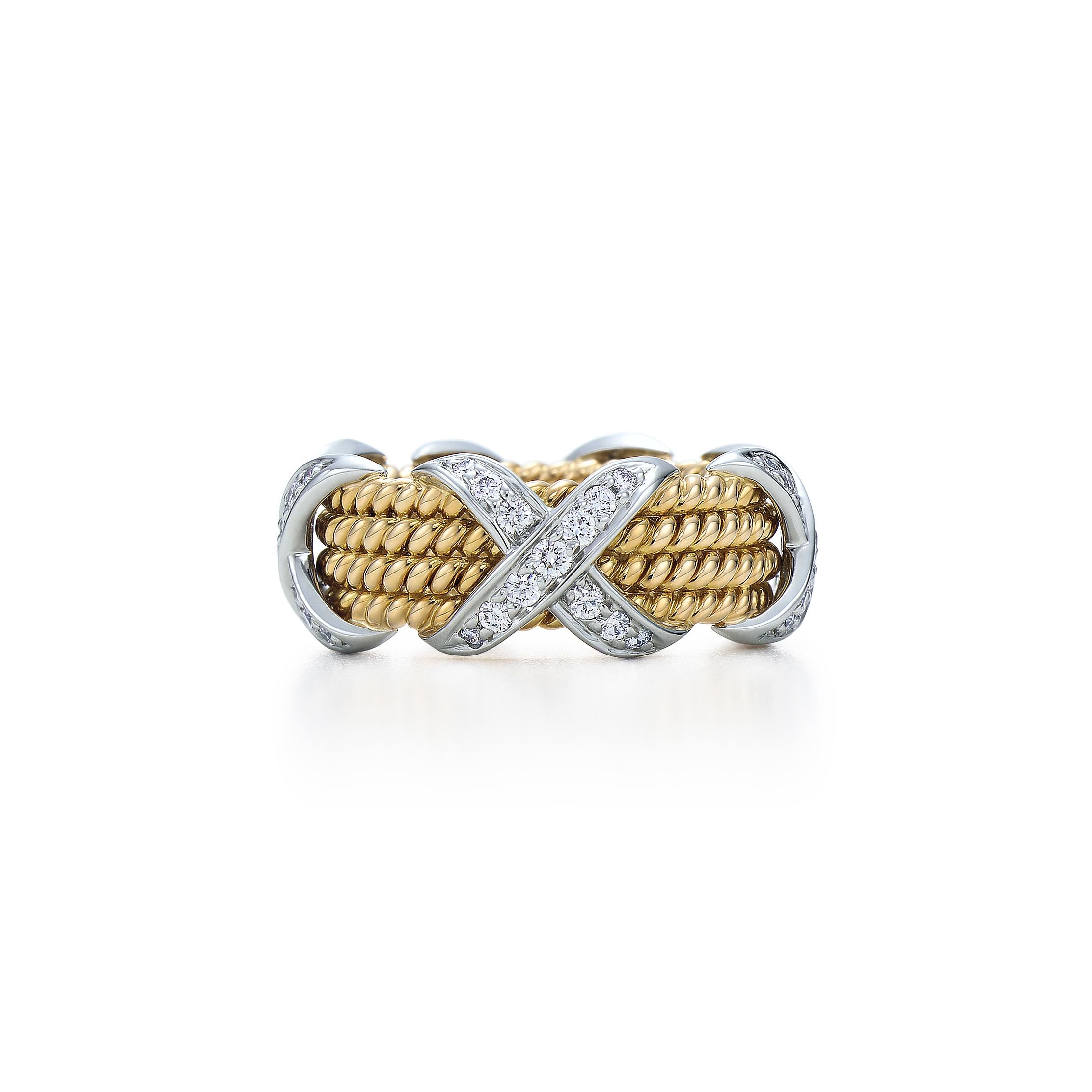 Tiffany & Co. SchlumbergerÂ®:Rope Four-row X Ring