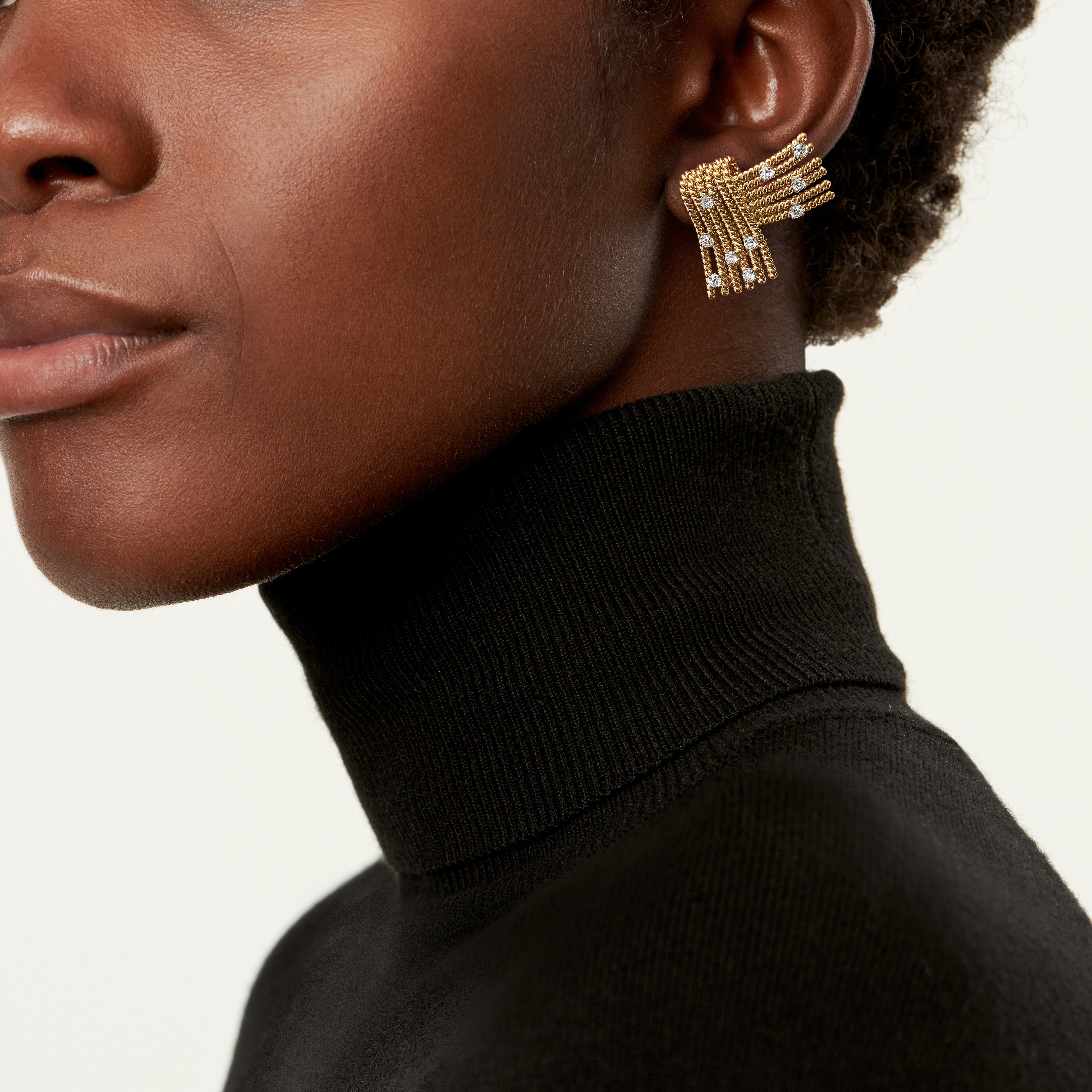 Tiffany & Co. SchlumbergerÂ®:V-Rope Ear Clips