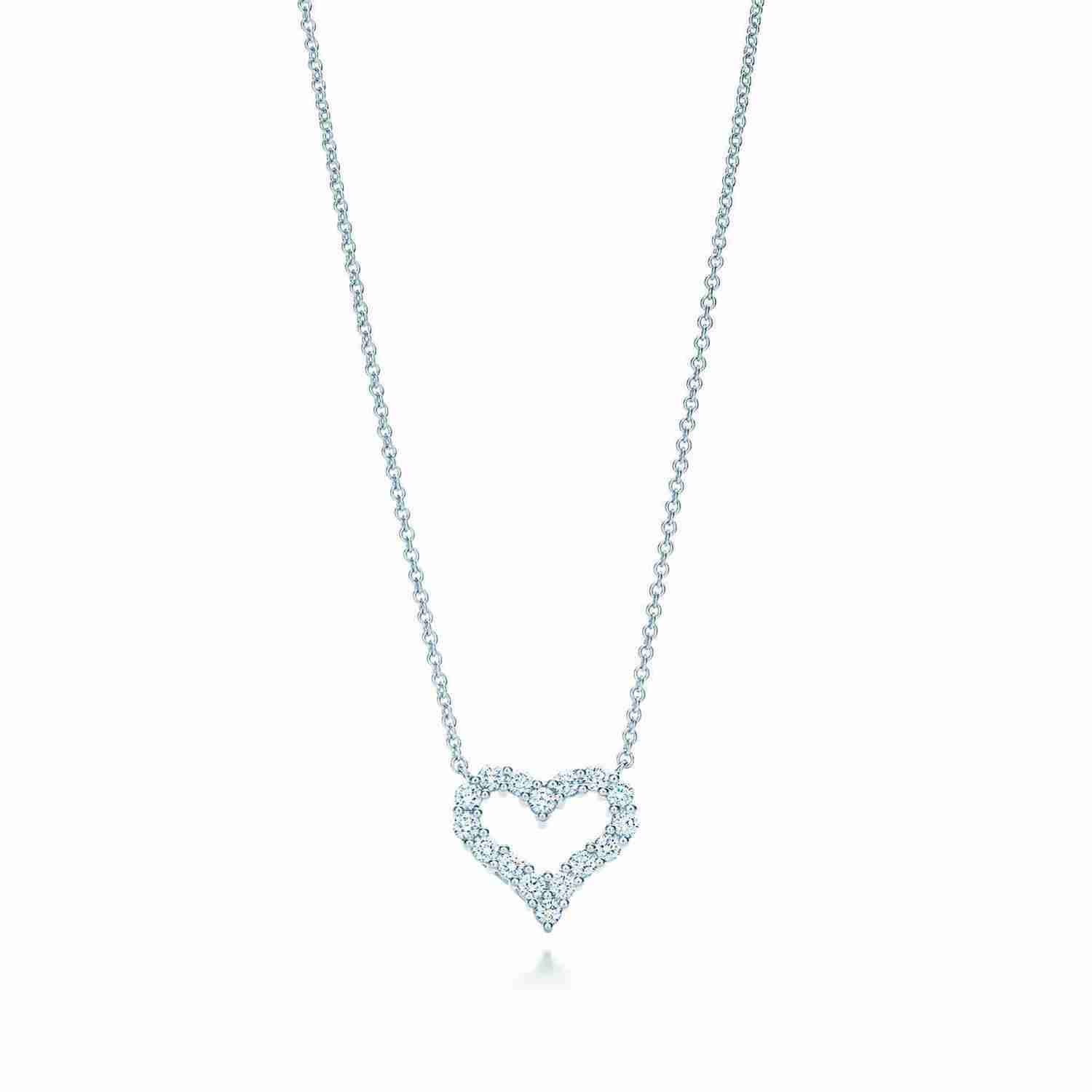 Tiffany & Co. : Diamond Heart Pendant