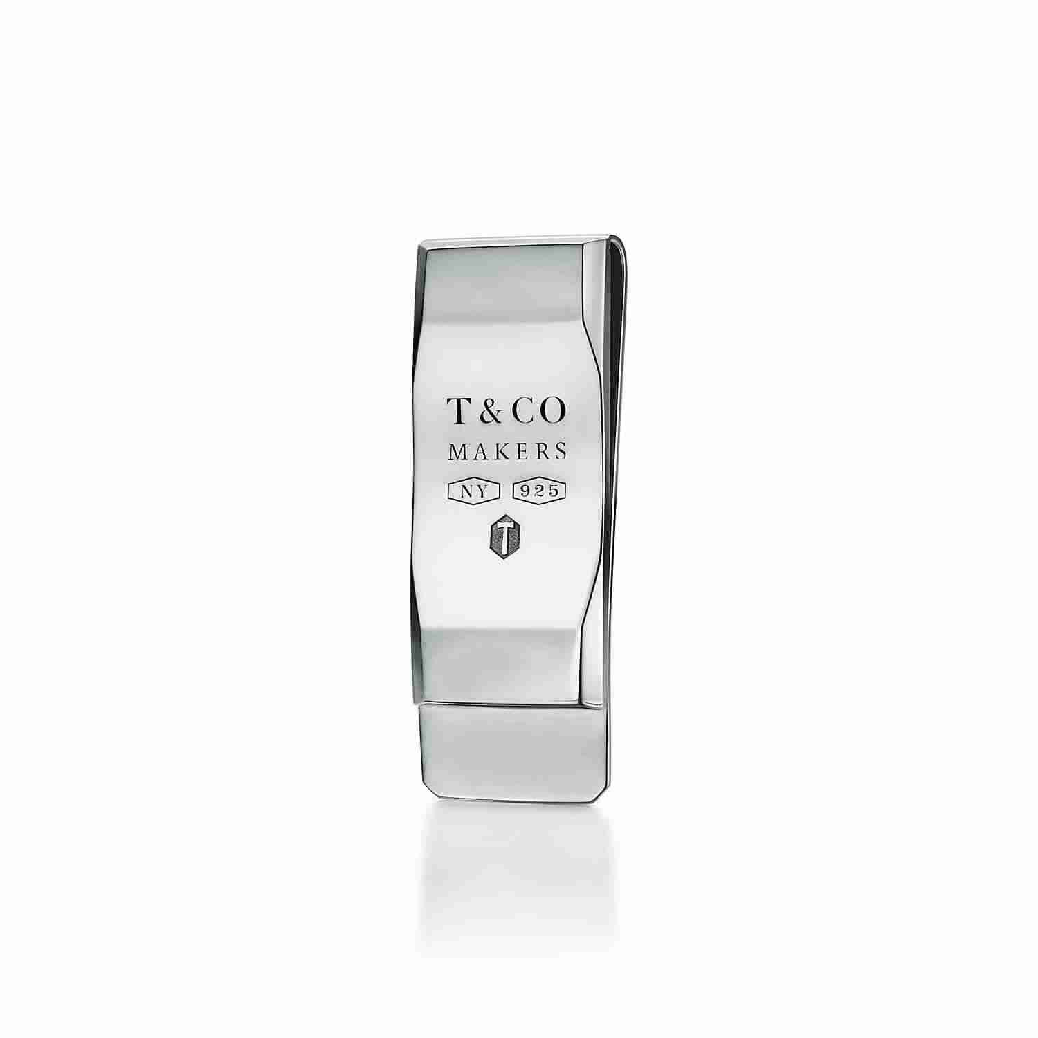 Tiffany 1837™ : Makers Concave Money Clip in Sterling Silver