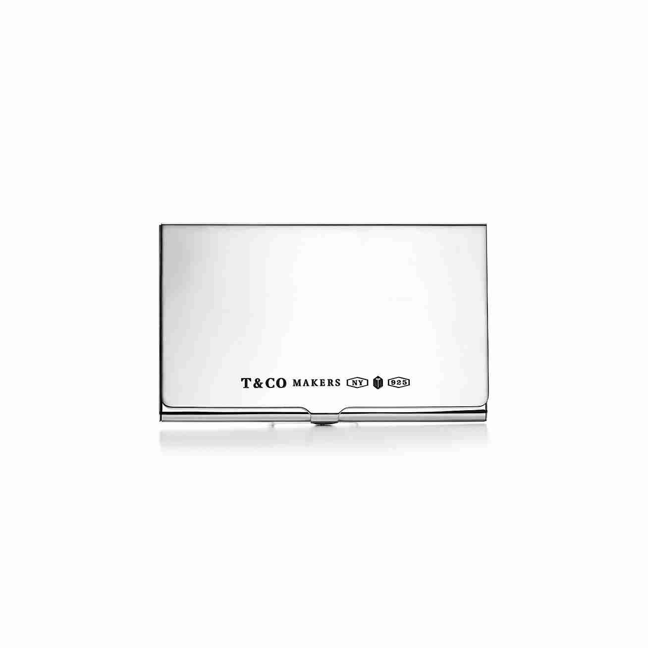 Tiffany 1837 :  Makers Card Case in Sterling Silver