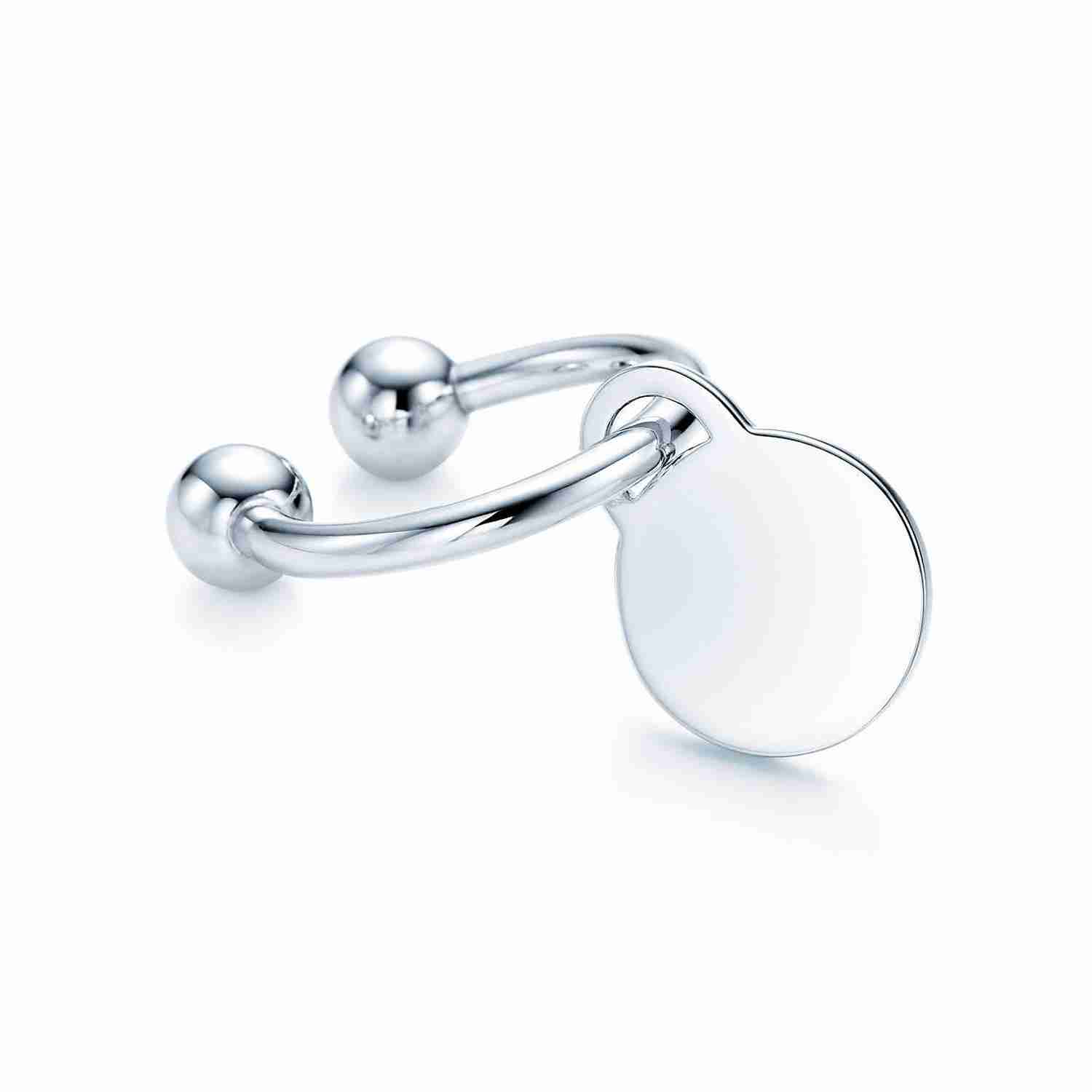 Tiffany & Co. : Round Tag Key Ring