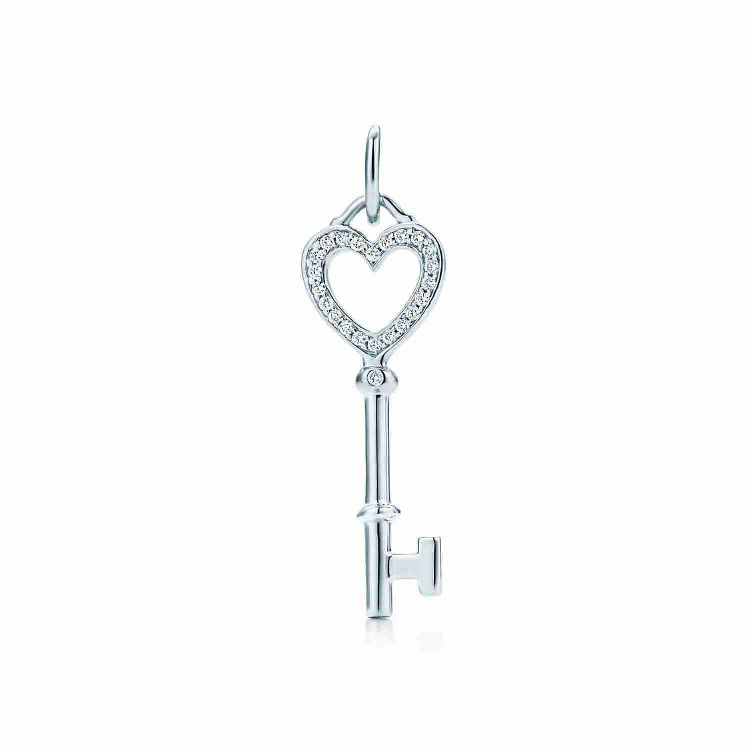 Tiffany Keys : Heart Key Pendant