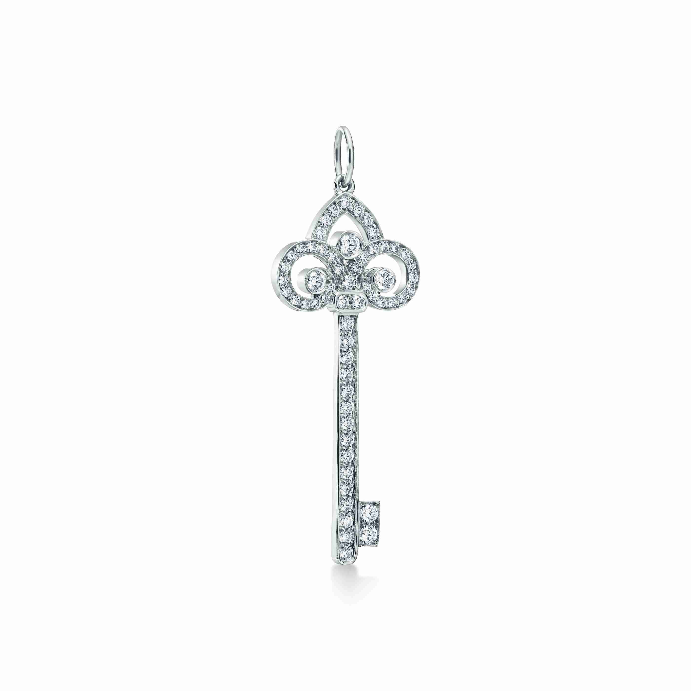Tiffany Keys : Fleur de Lis Key Pendant