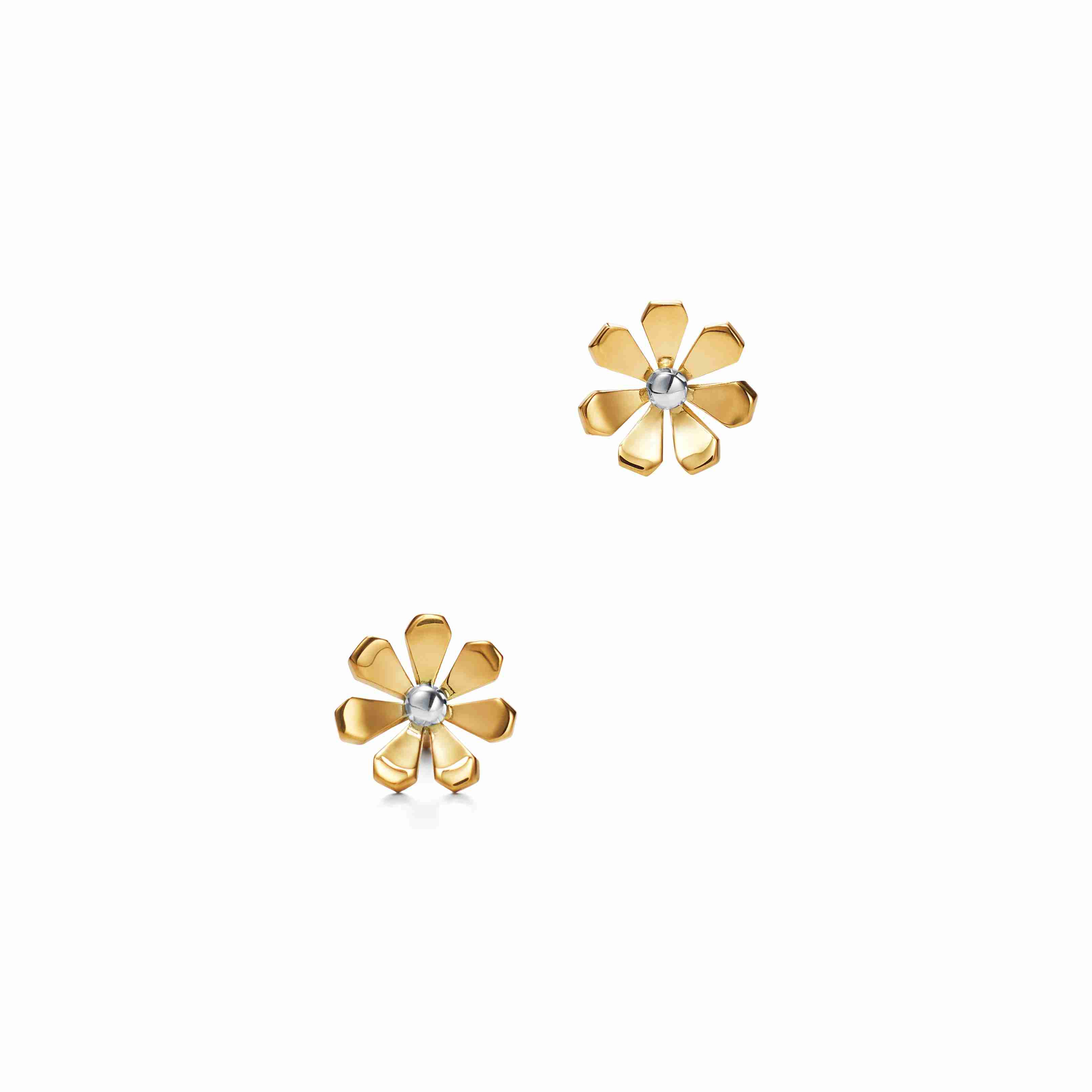 Return to Tiffany™ Love Bugs : Daisy Earrings in 18k Gold and Sterling Silver