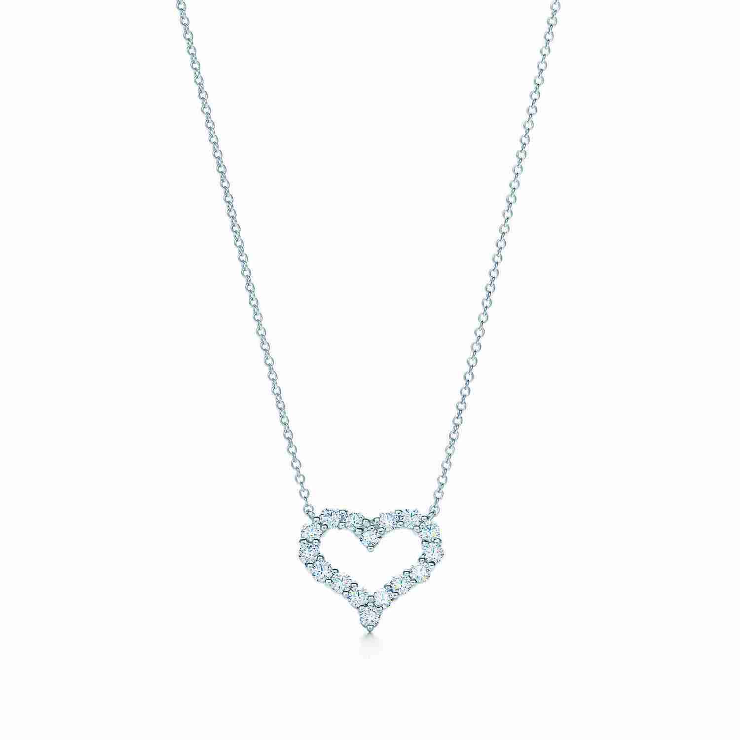 Tiffany & Co. : Diamond Heart Pendant