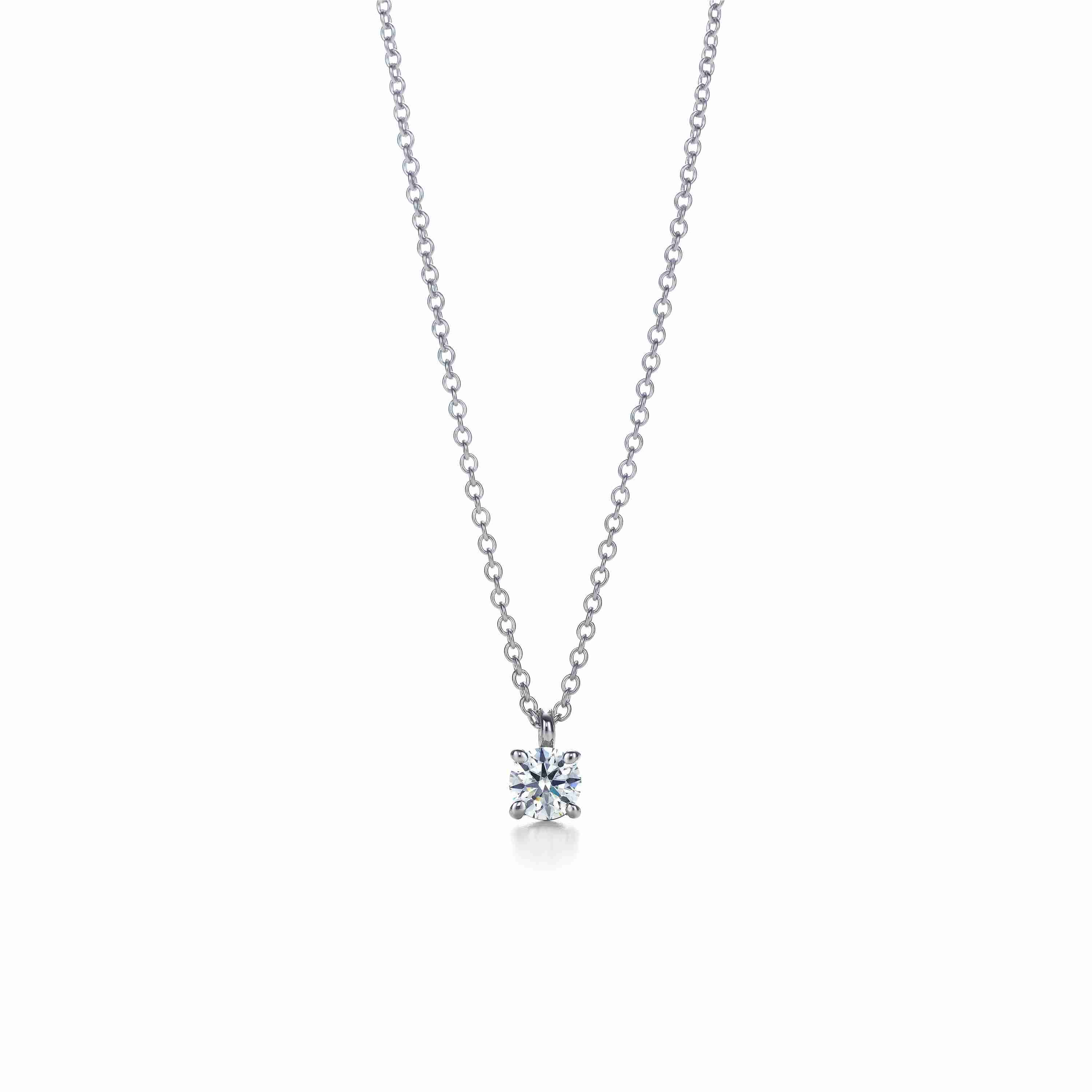 Tiffany & Co. : Tiffany solitaire diamond pendant