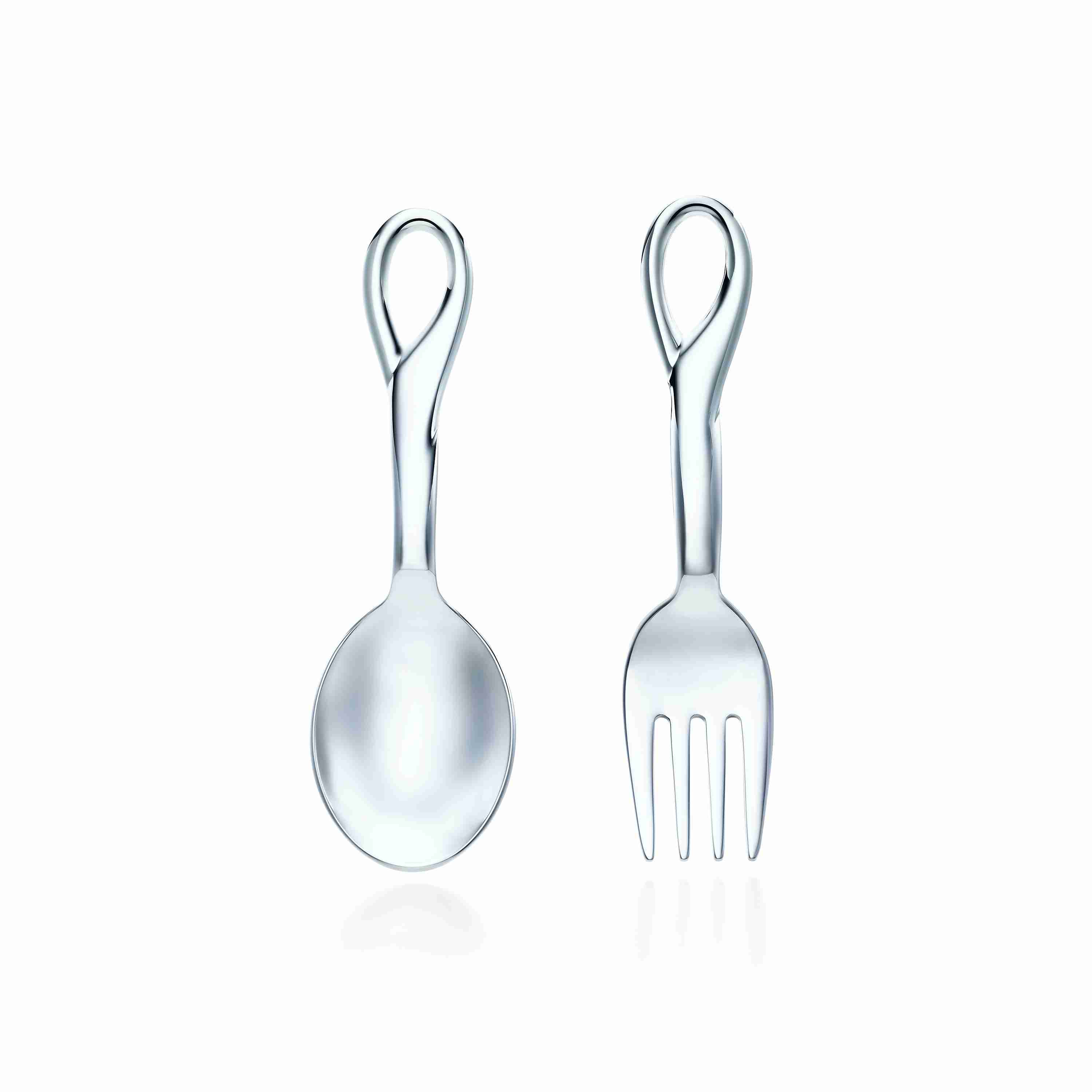 Elsa Peretti® : Padova™ Fork and Spoon Baby Set