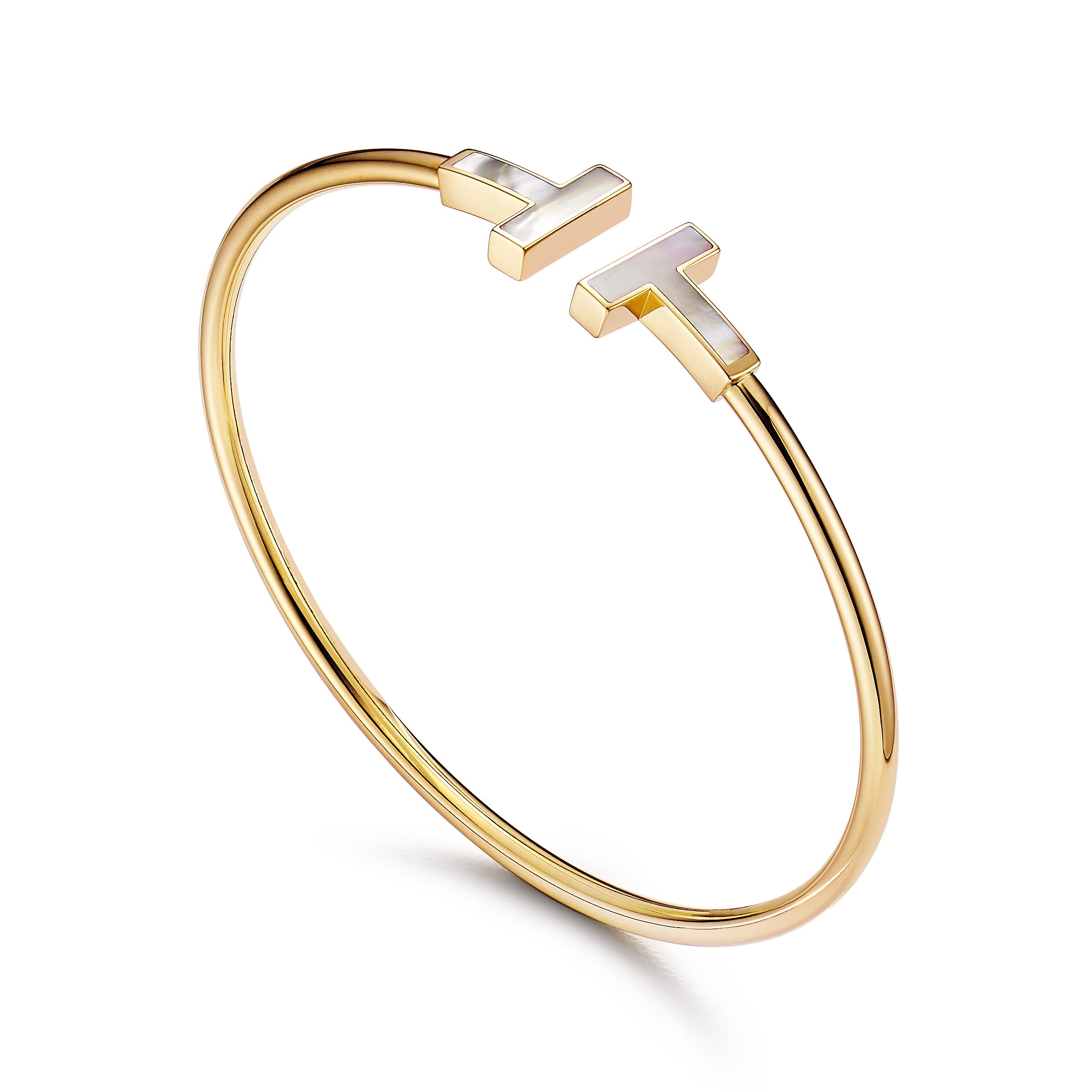 Tiffany T:Mother-of-pearl Wire Bracelet