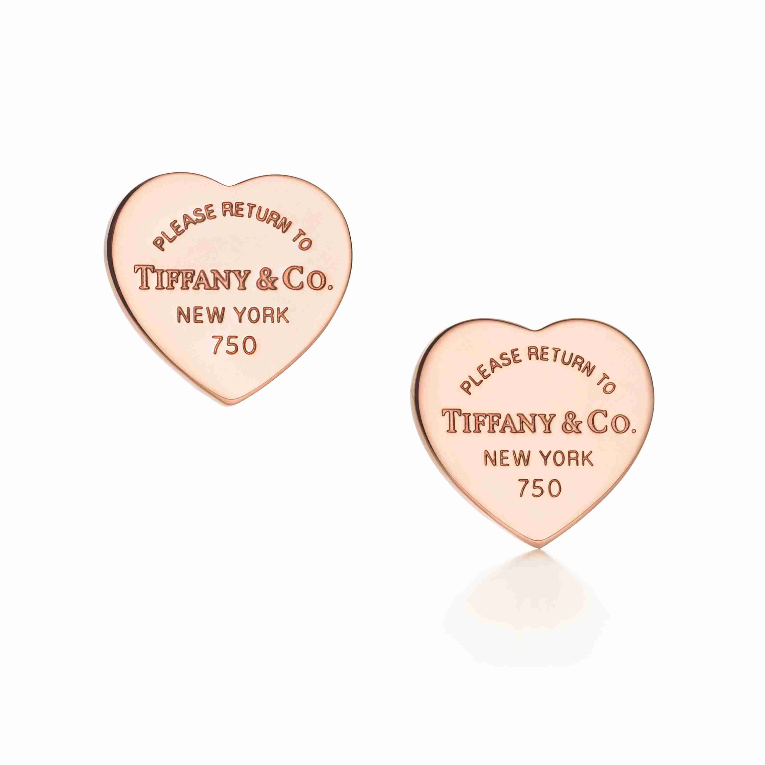 Tiffany & Co. : Return to Tiffany™ Mini Heart Tag Earrings