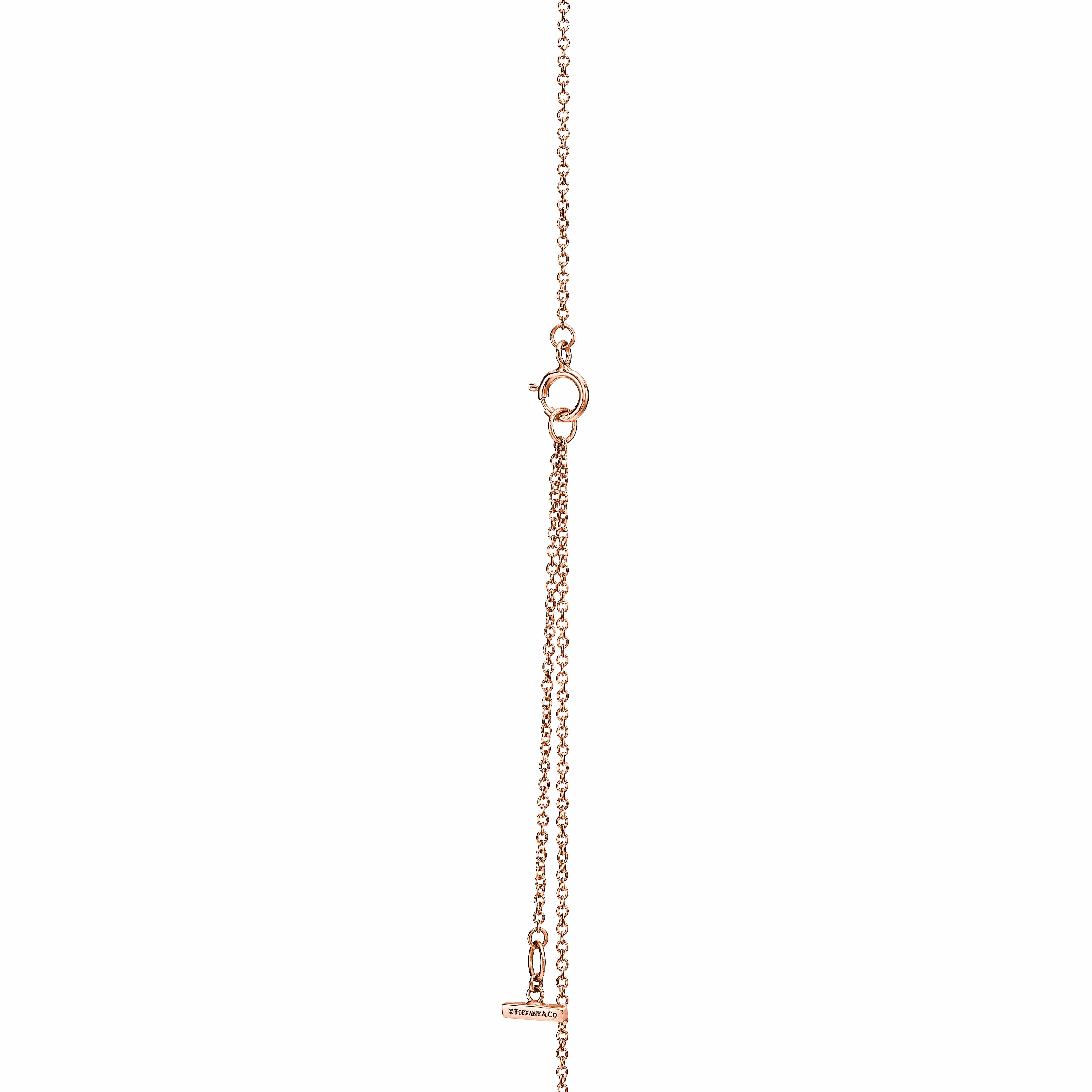 Tiffany T:Diamond and Mother-of-pearl Circle Pendant