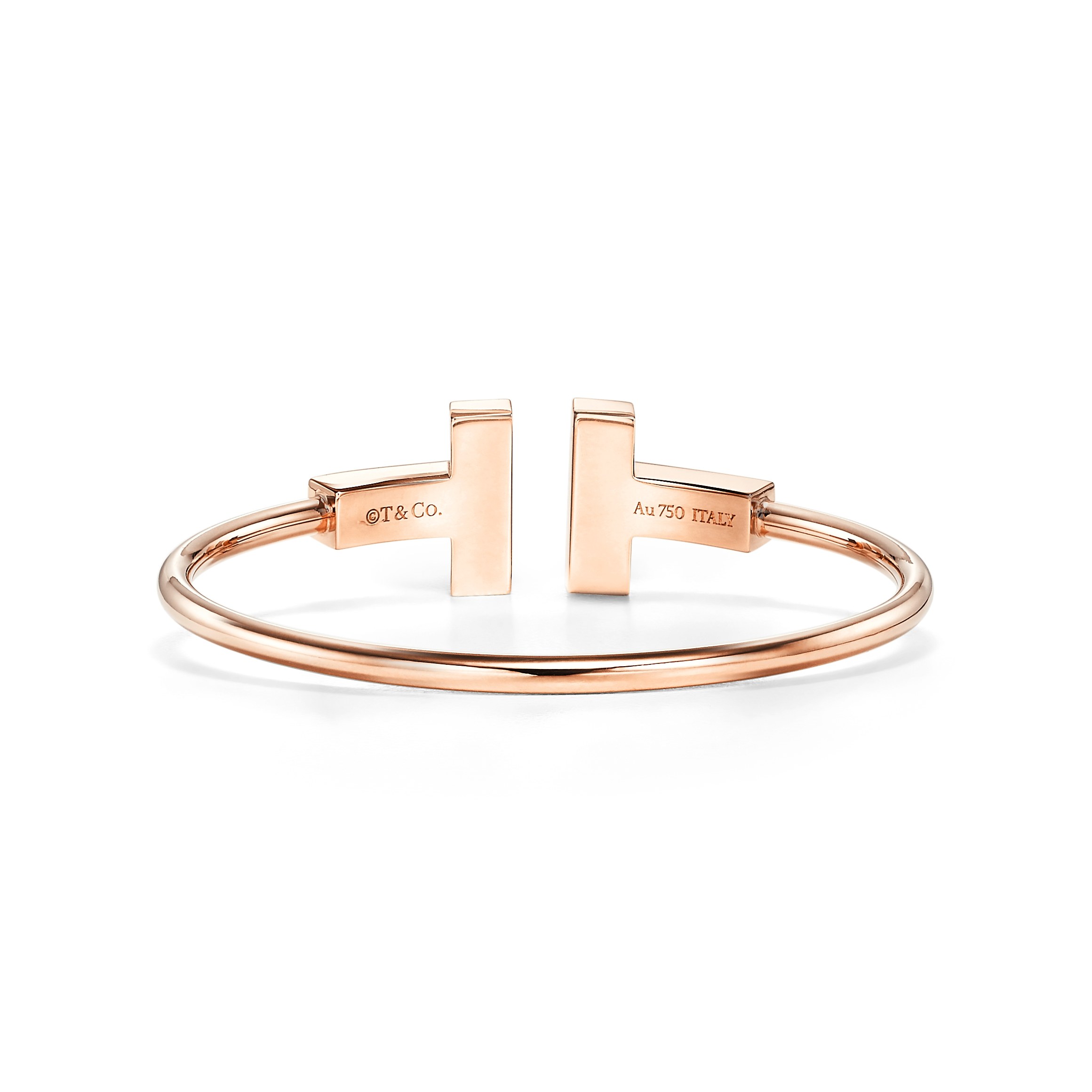 Tiffany T:Wide Mother-of-pearl Wire Bracelet