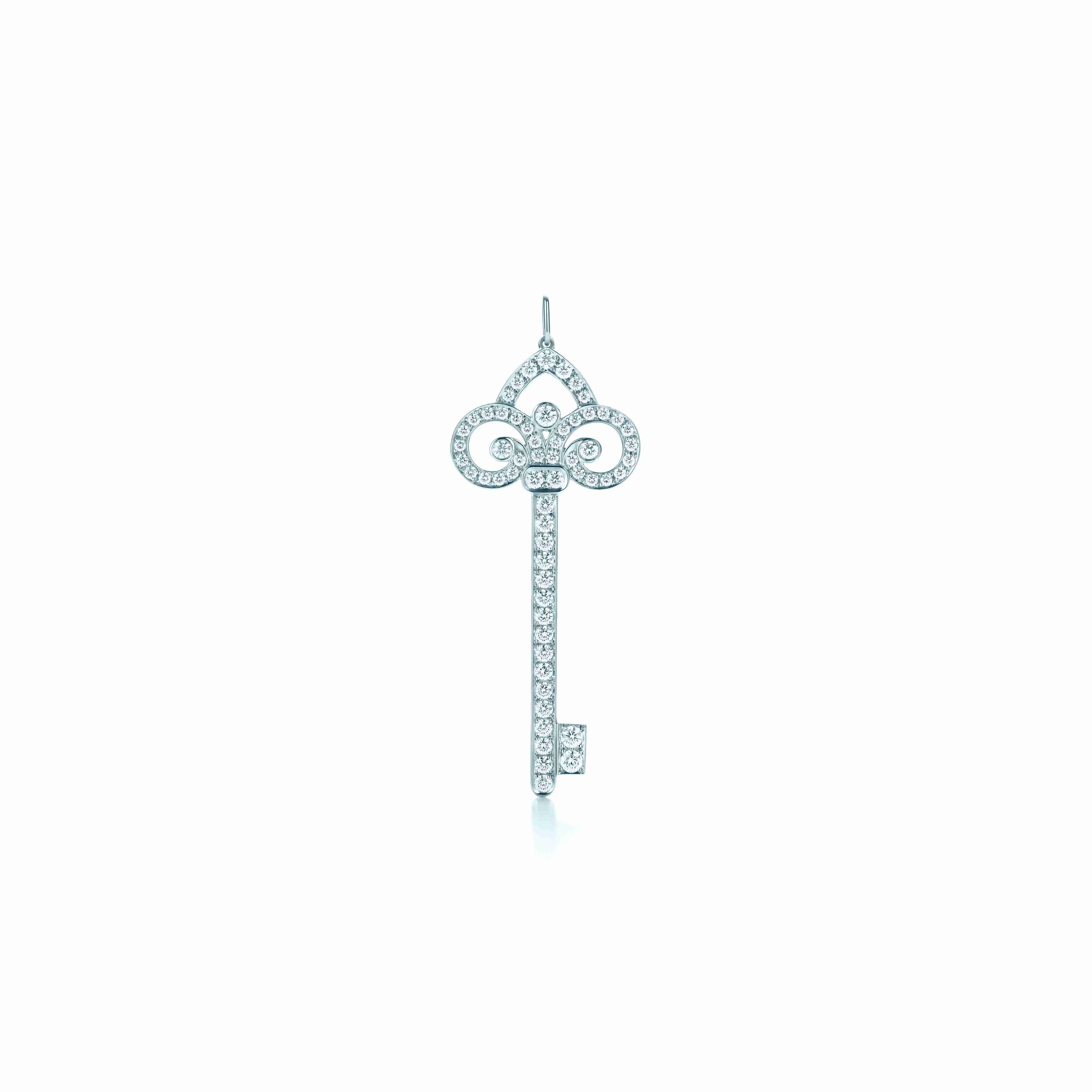 Tiffany Keys : Fleur de Lis Key Pendant