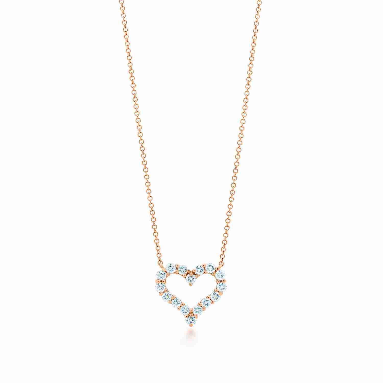 Tiffany & Co. : Diamond Heart Pendant