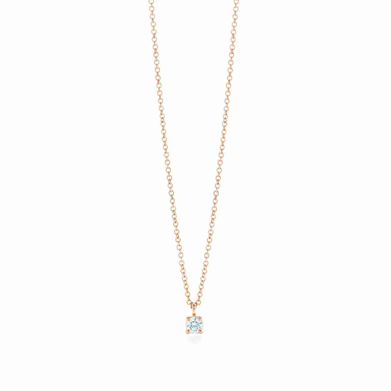 Tiffany & Co. : Tiffany solitaire diamond pendant