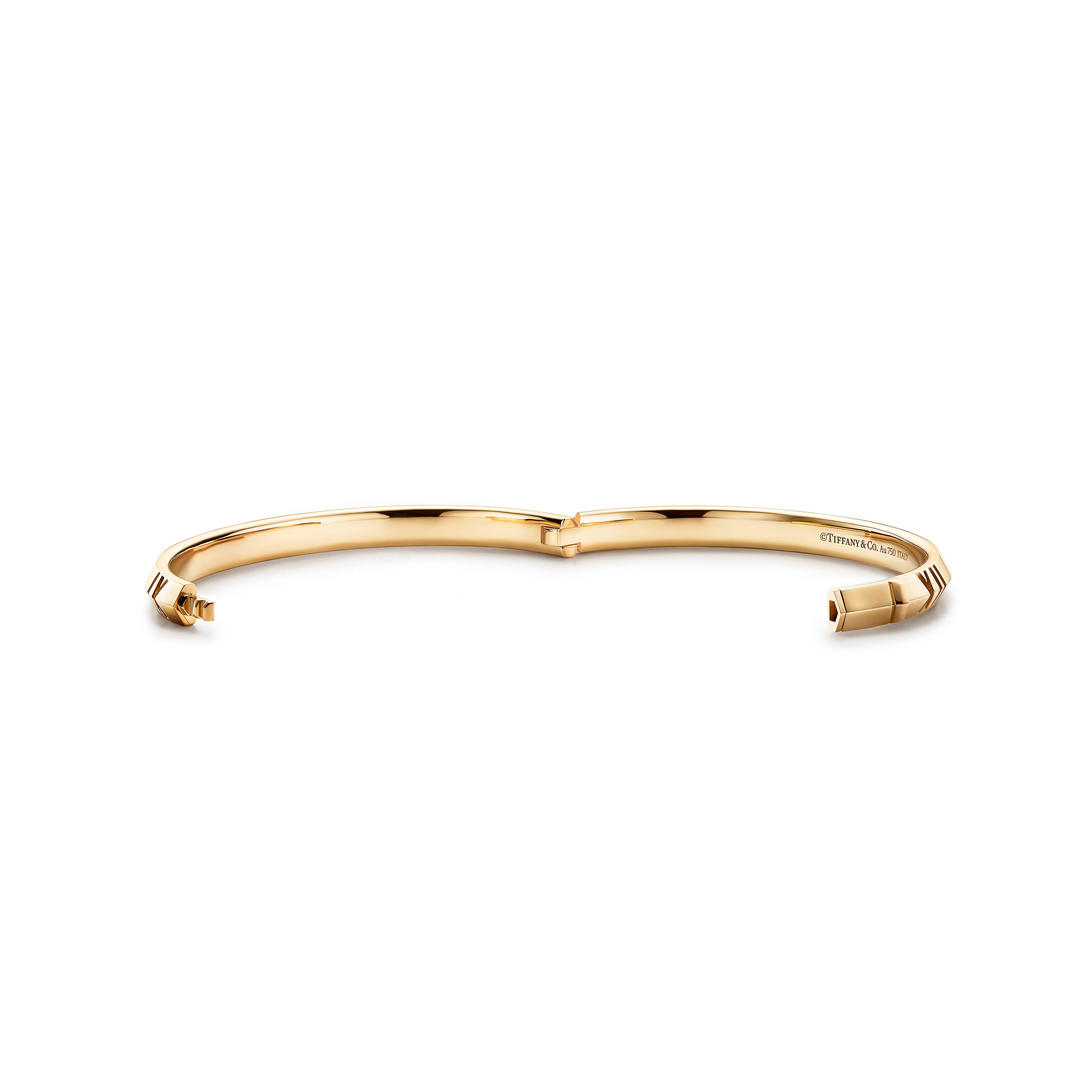 Atlas®:X Closed Narrow Hinged Bangle
in Yellow Gold