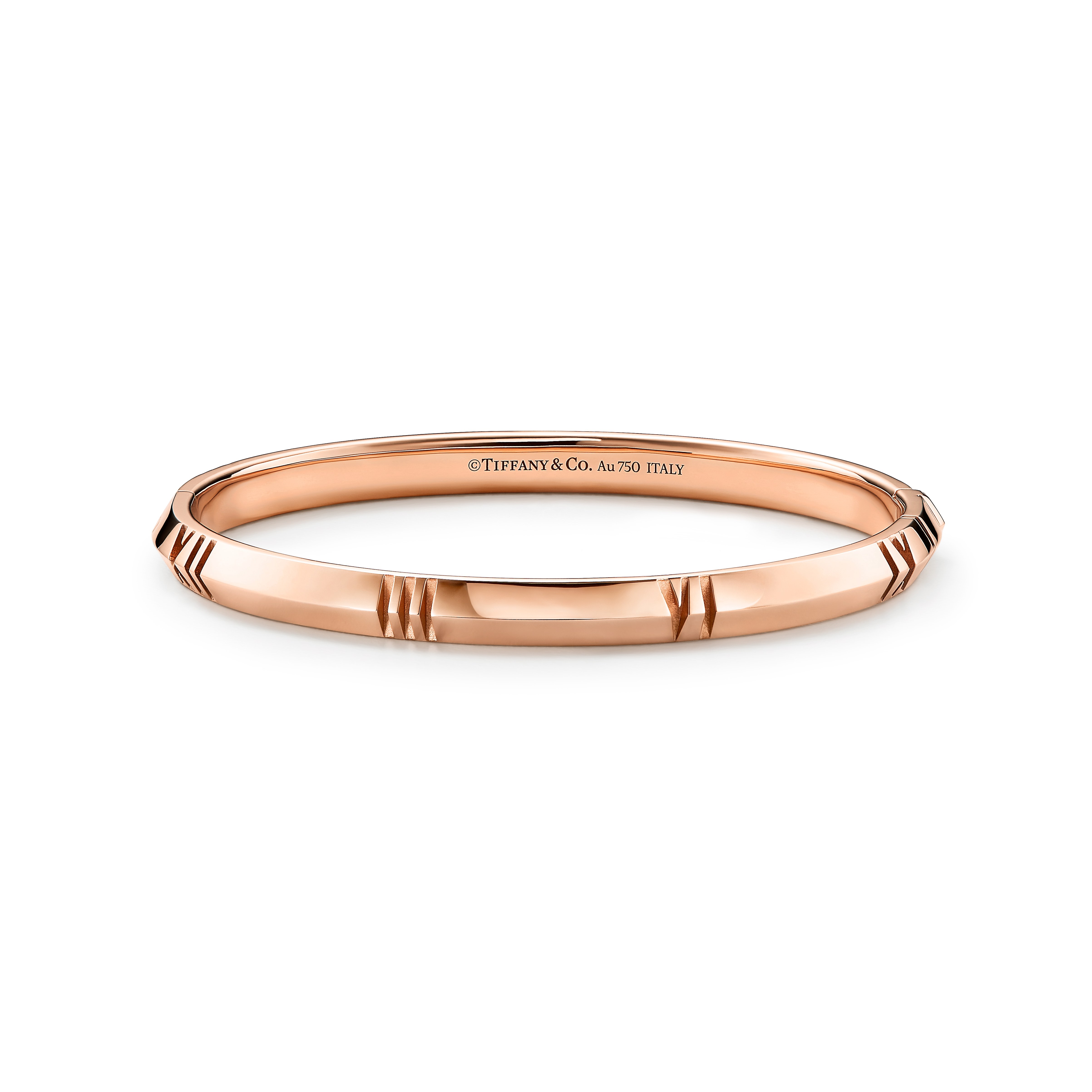 Atlas®:X Closed Narrow Hinged Bangle
in Rose Gold