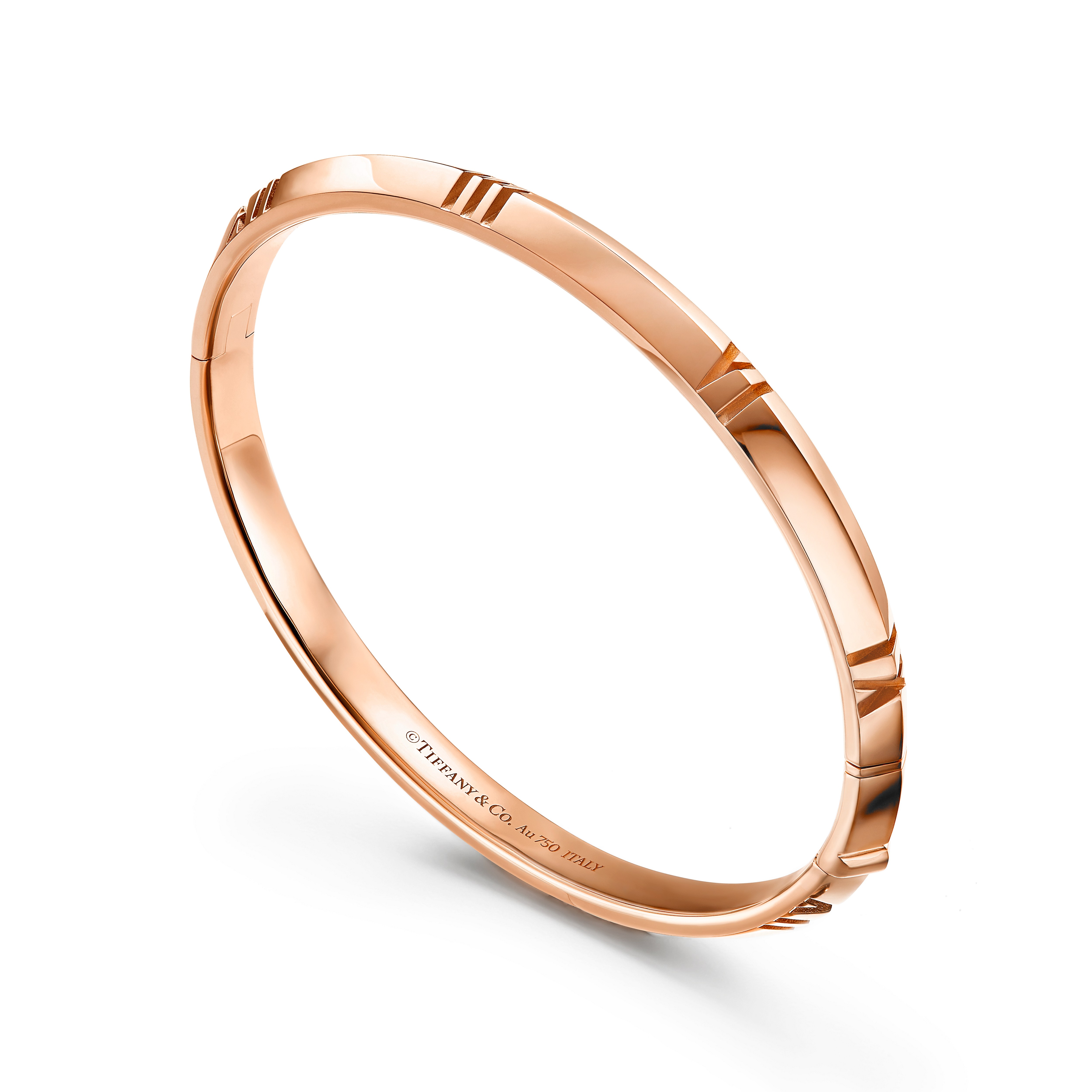 Atlas®:X Closed Narrow Hinged Bangle
in Rose Gold