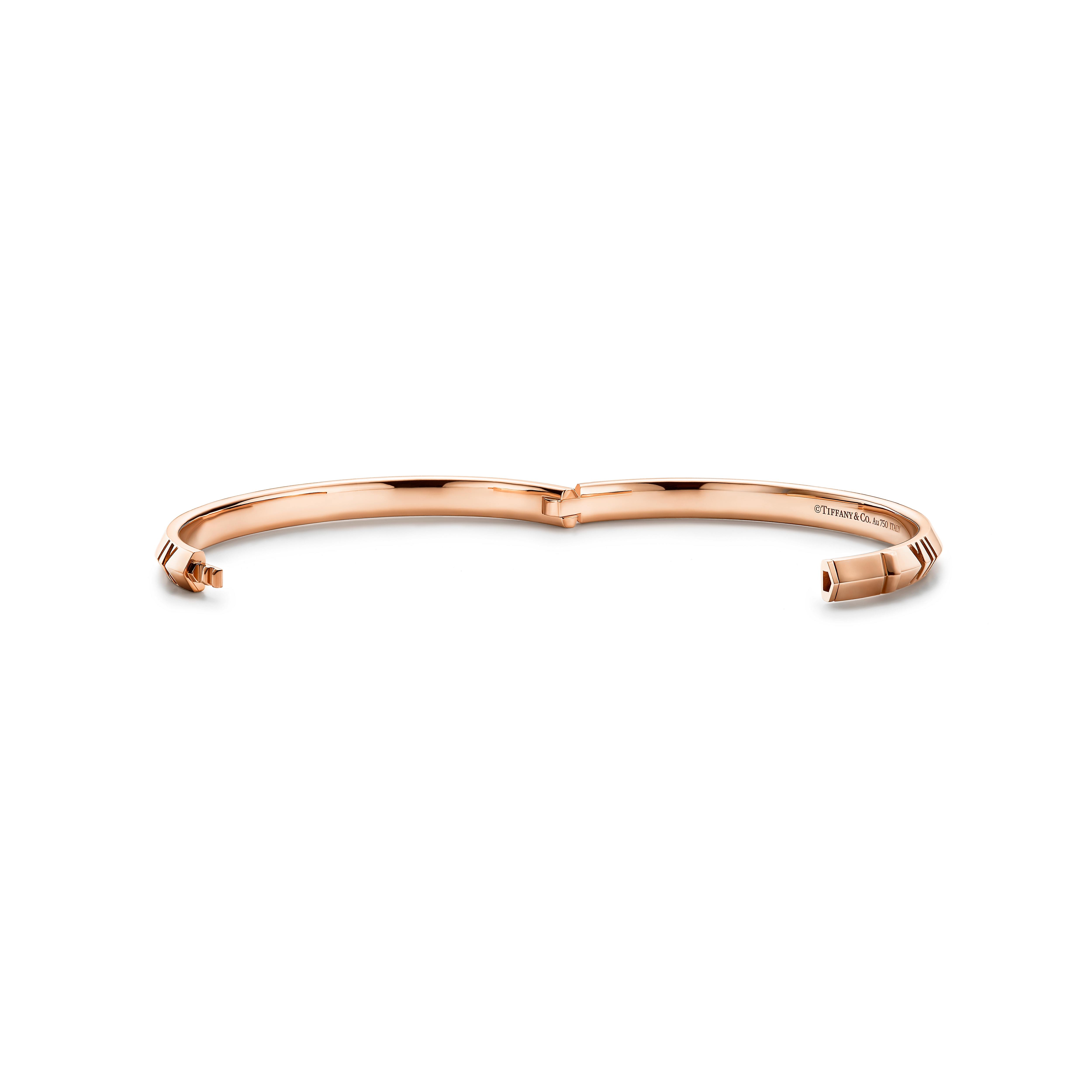Atlas®:X Closed Narrow Hinged Bangle
in Rose Gold