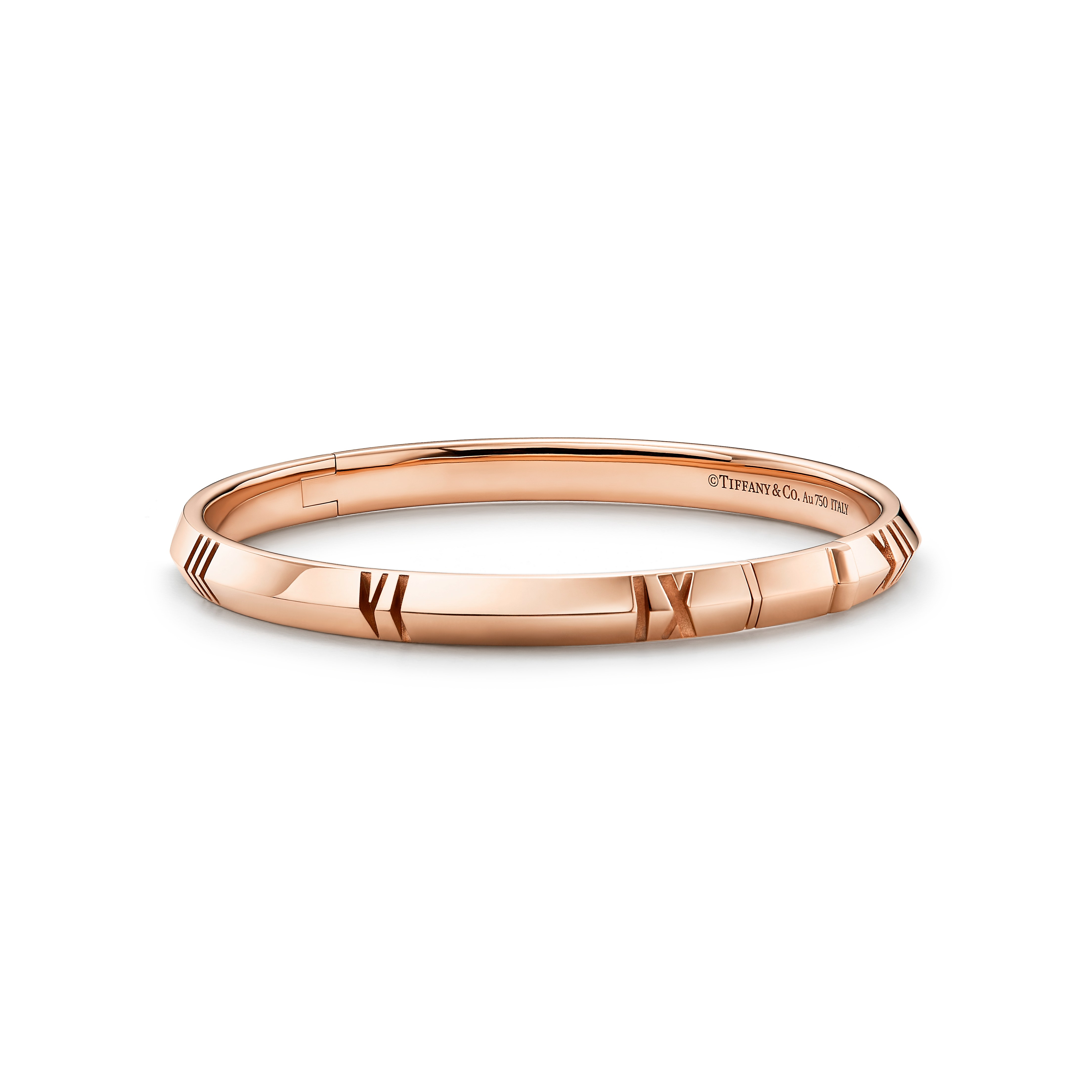 Atlas®:X Closed Narrow Hinged Bangle
in Rose Gold