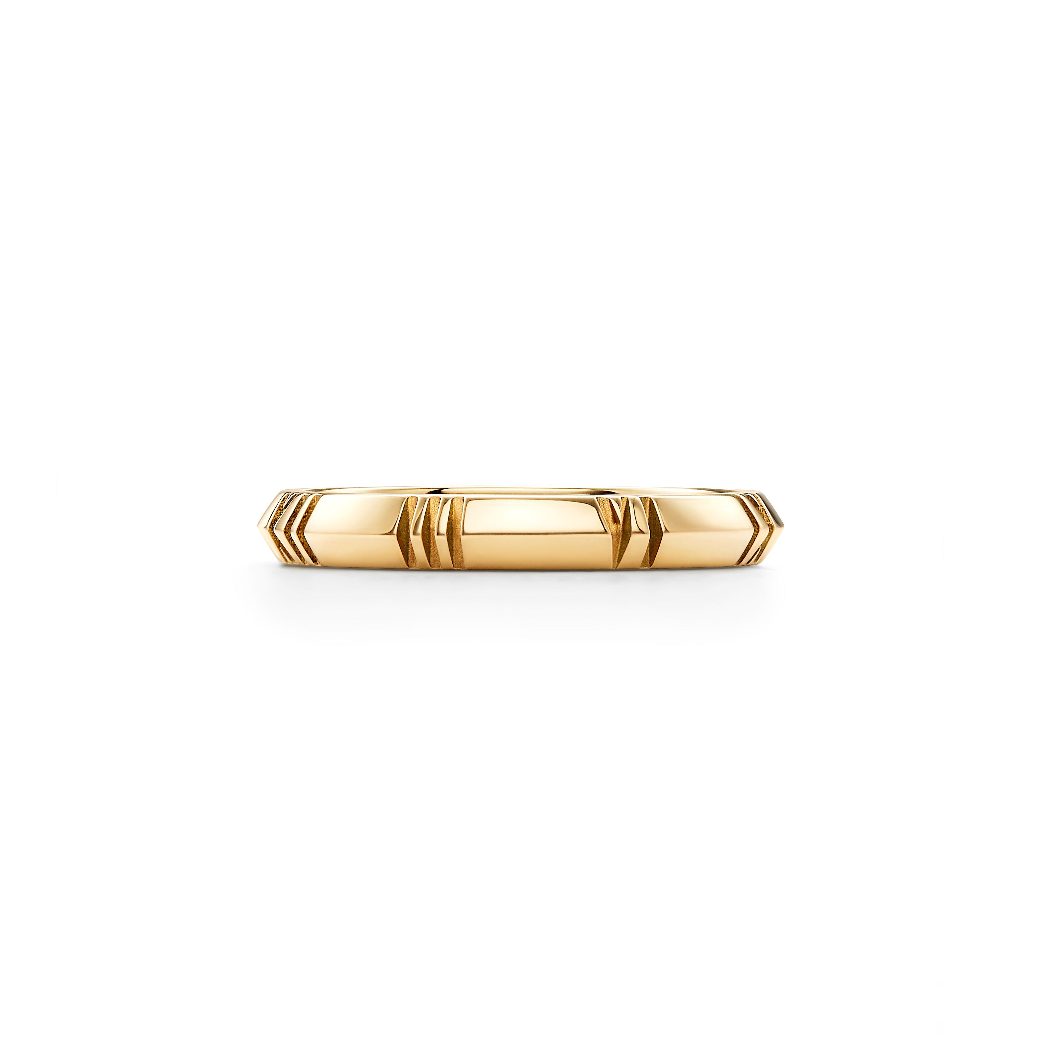 Atlas®:X Closed Narrow Ring_x000D_
in Yellow Gold, 3 mm Wide
