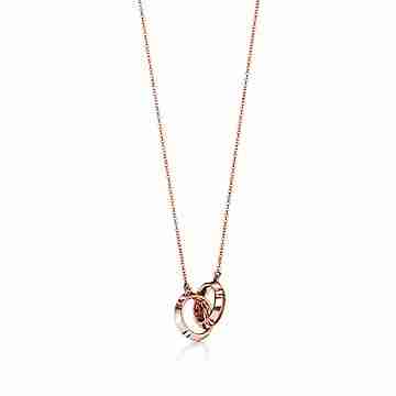 Atlas®:X Closed Interlocking Pendant_x000D_
in Rose Gold