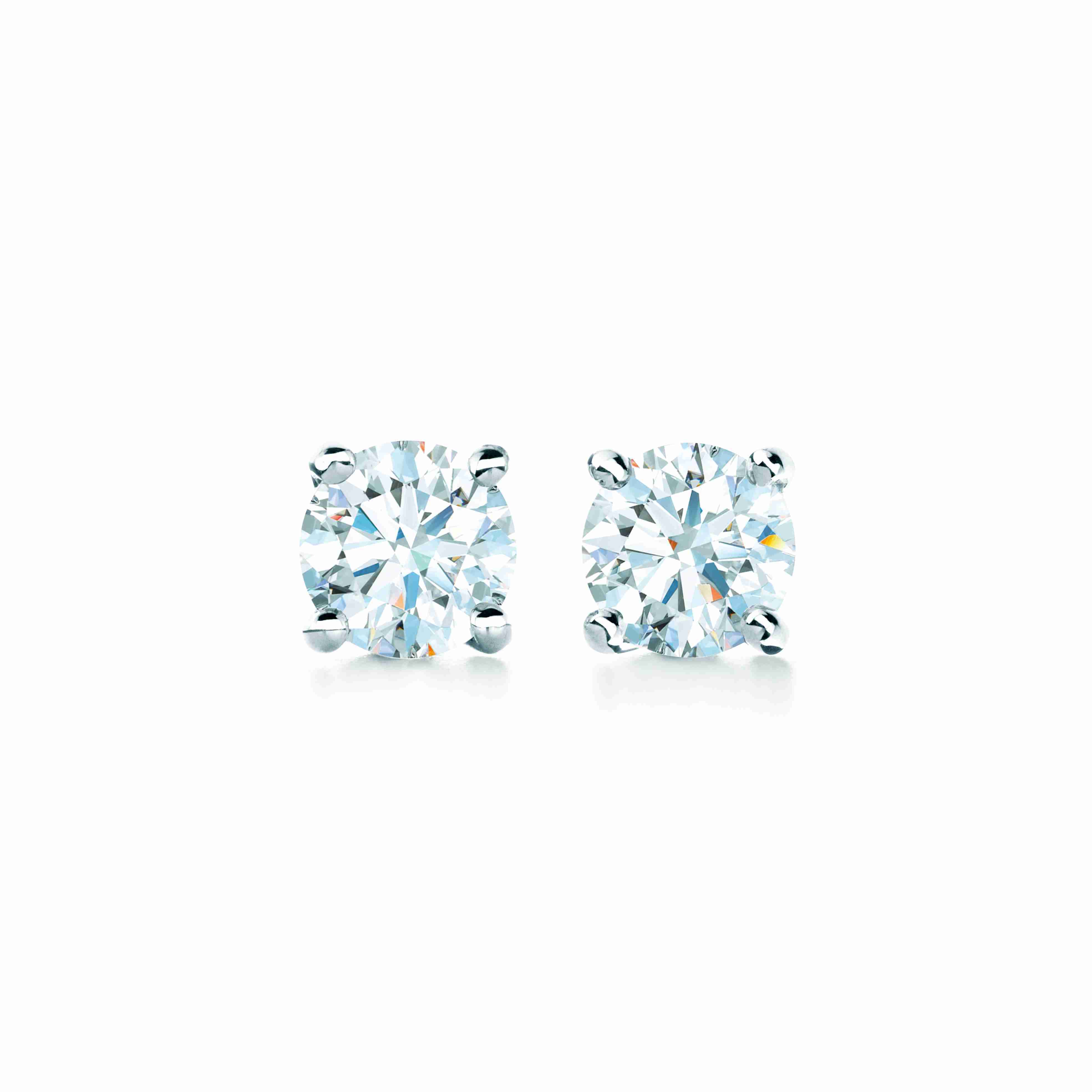 Tiffany & Co. : Tiffany Solitaire Diamond Earrings