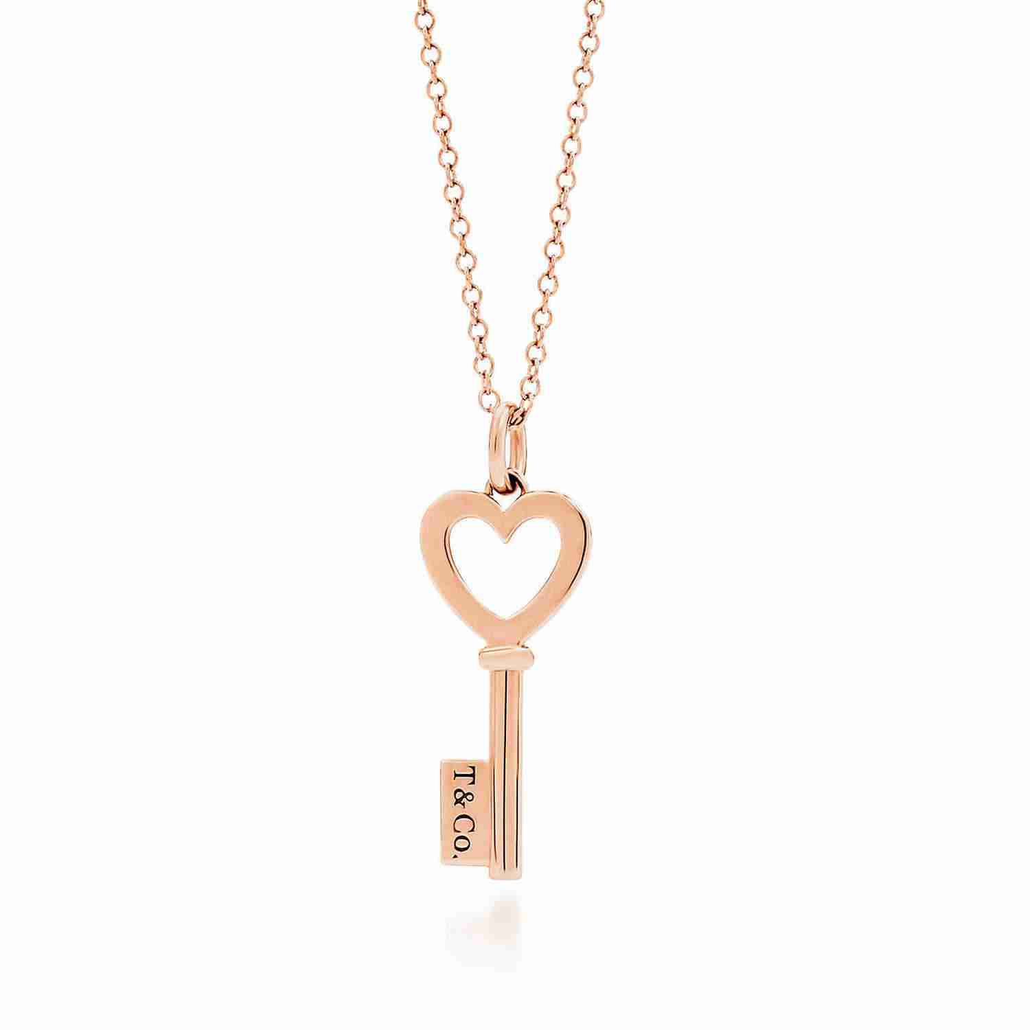 Tiffany Keys : Heart Key Pendant