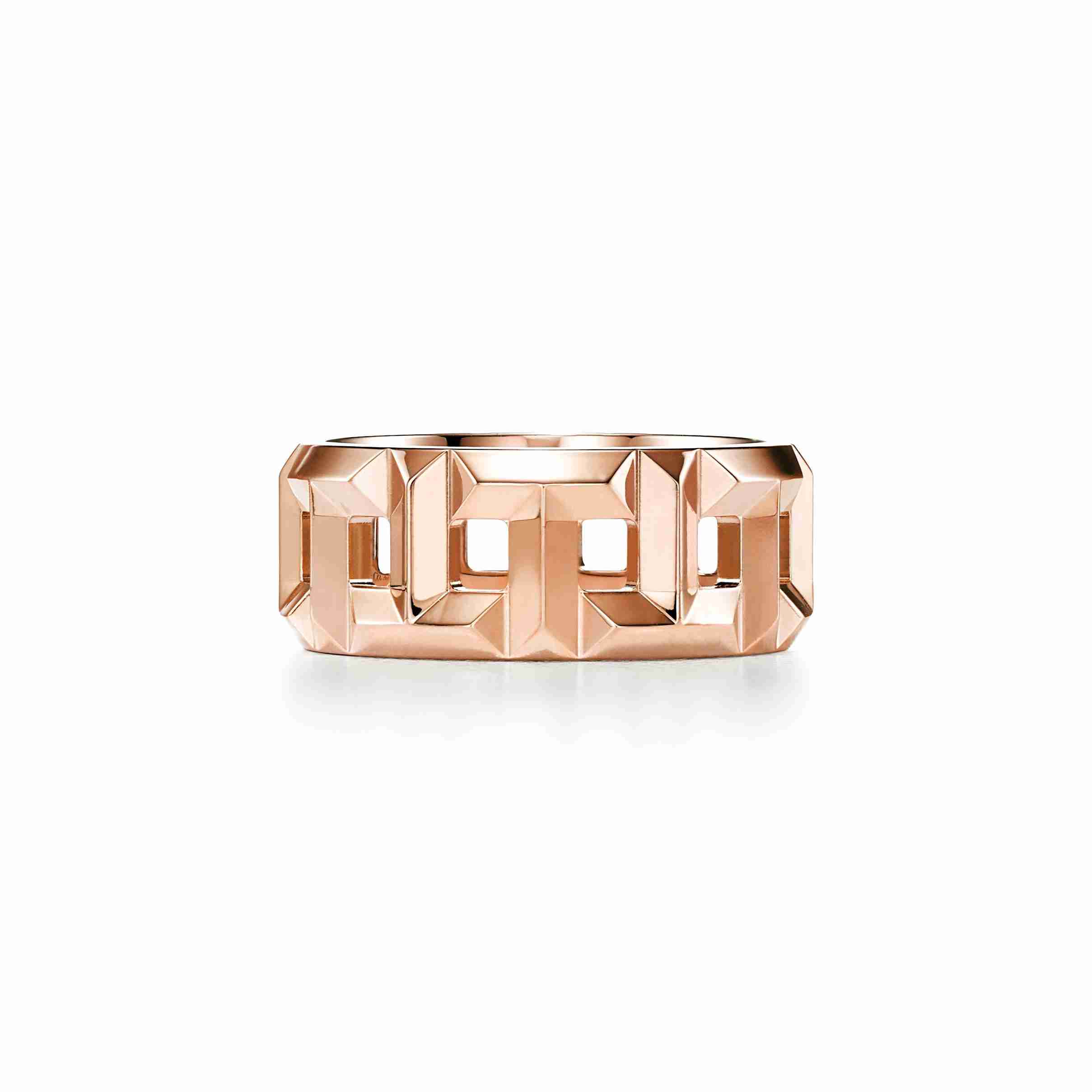 Tiffany T : True 8 mm Ring in 18k Rose Gold