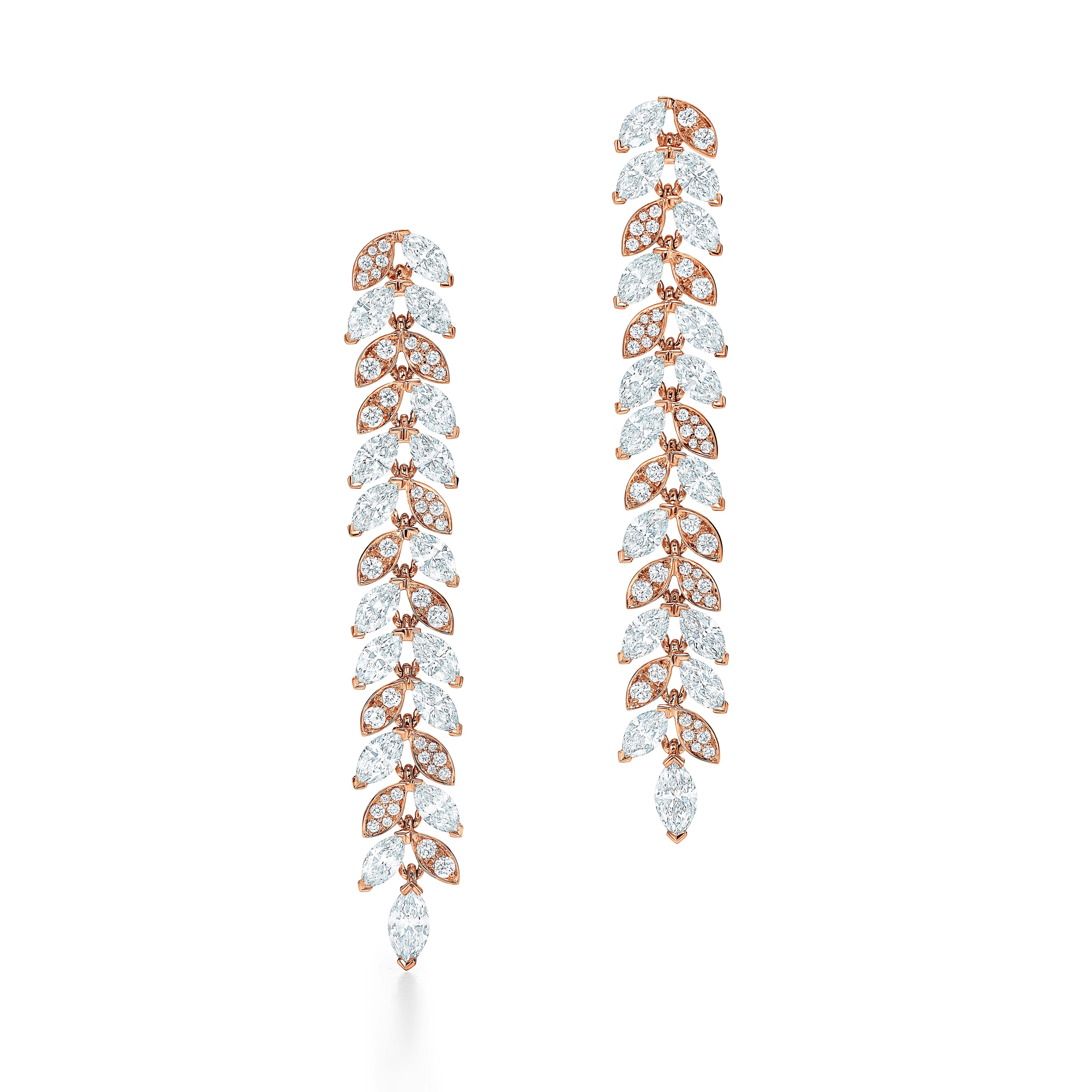 Tiffany VictoriaÂ®:Diamond Vine Drop Earrings