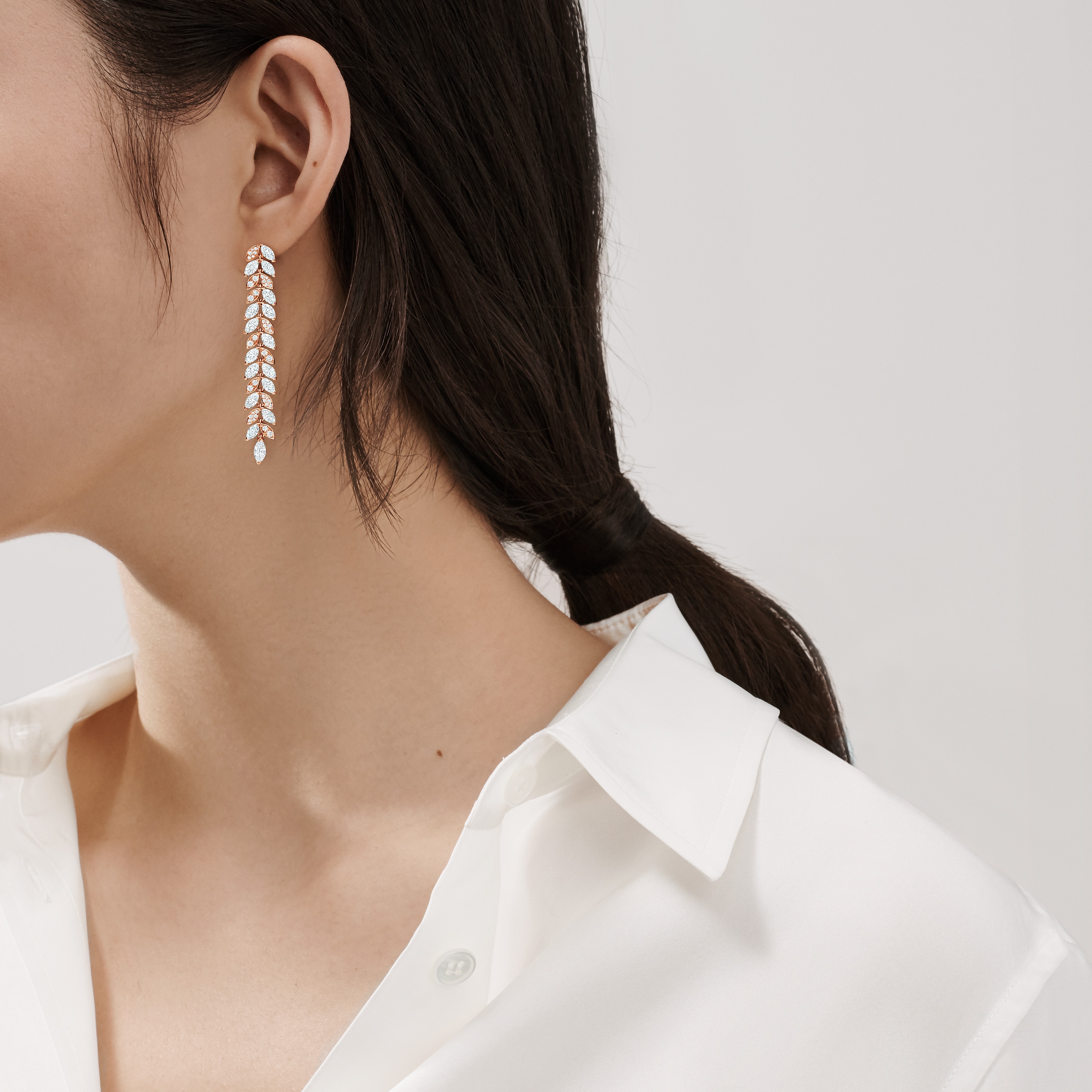 Tiffany VictoriaÂ®:Diamond Vine Drop Earrings
