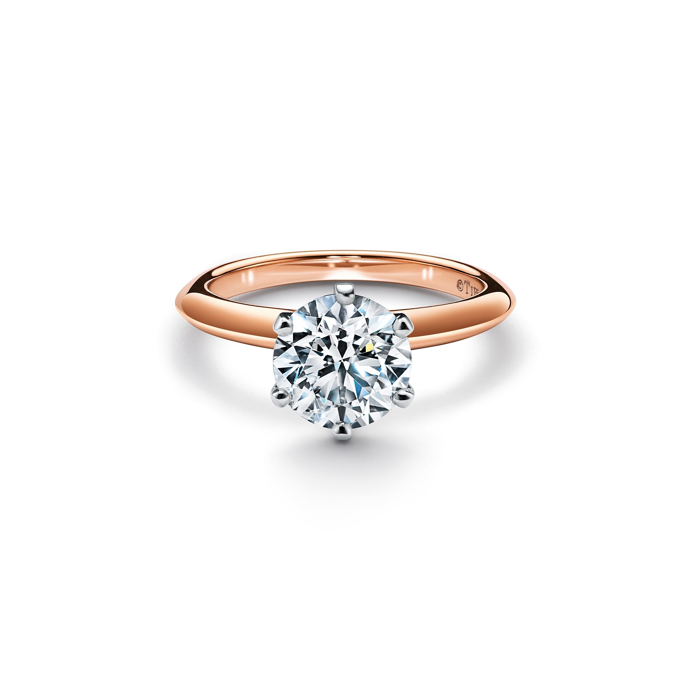The Tiffany® Setting Engagement Ring in 18k Rose Gold