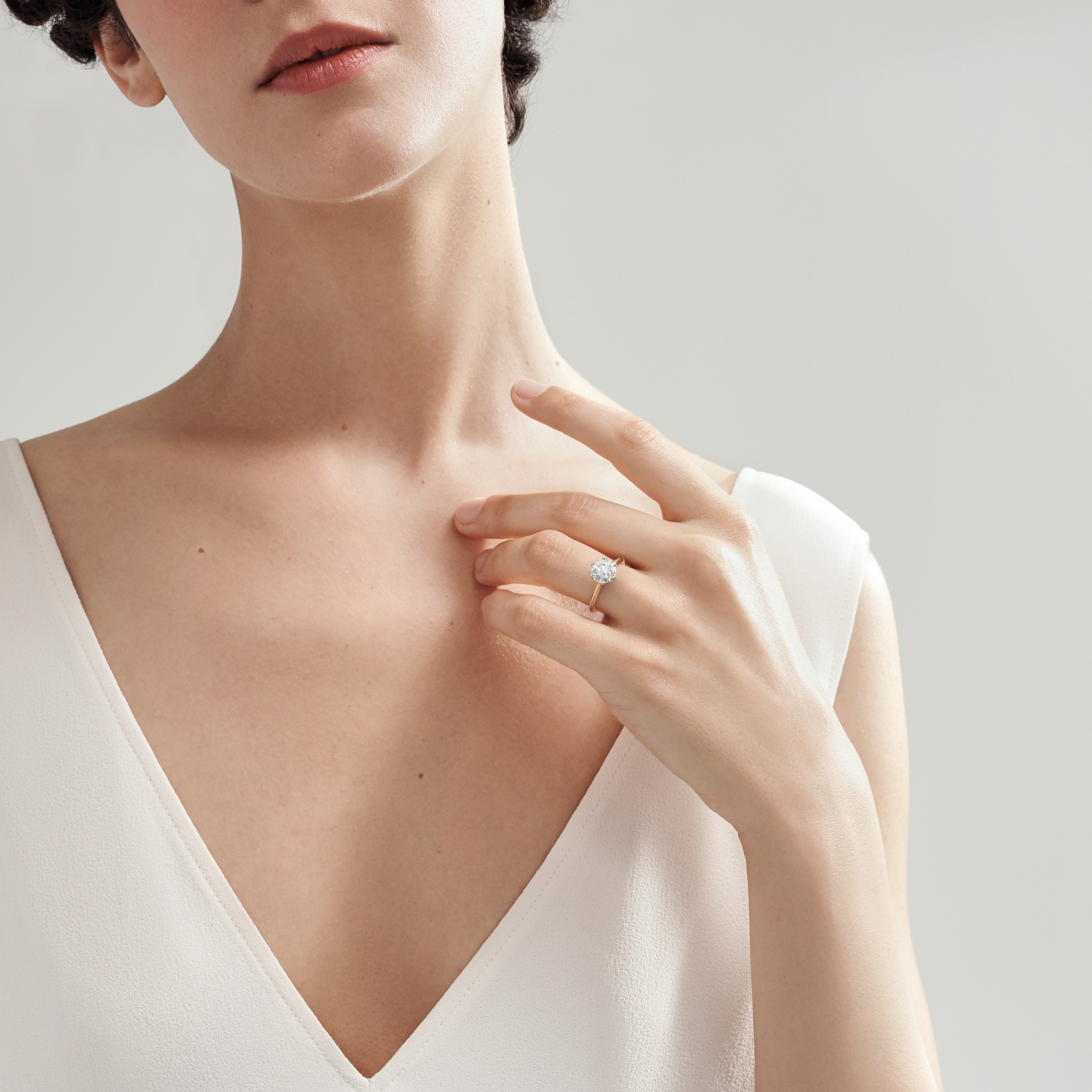 The Tiffany® Setting Engagement Ring in 18k Rose Gold