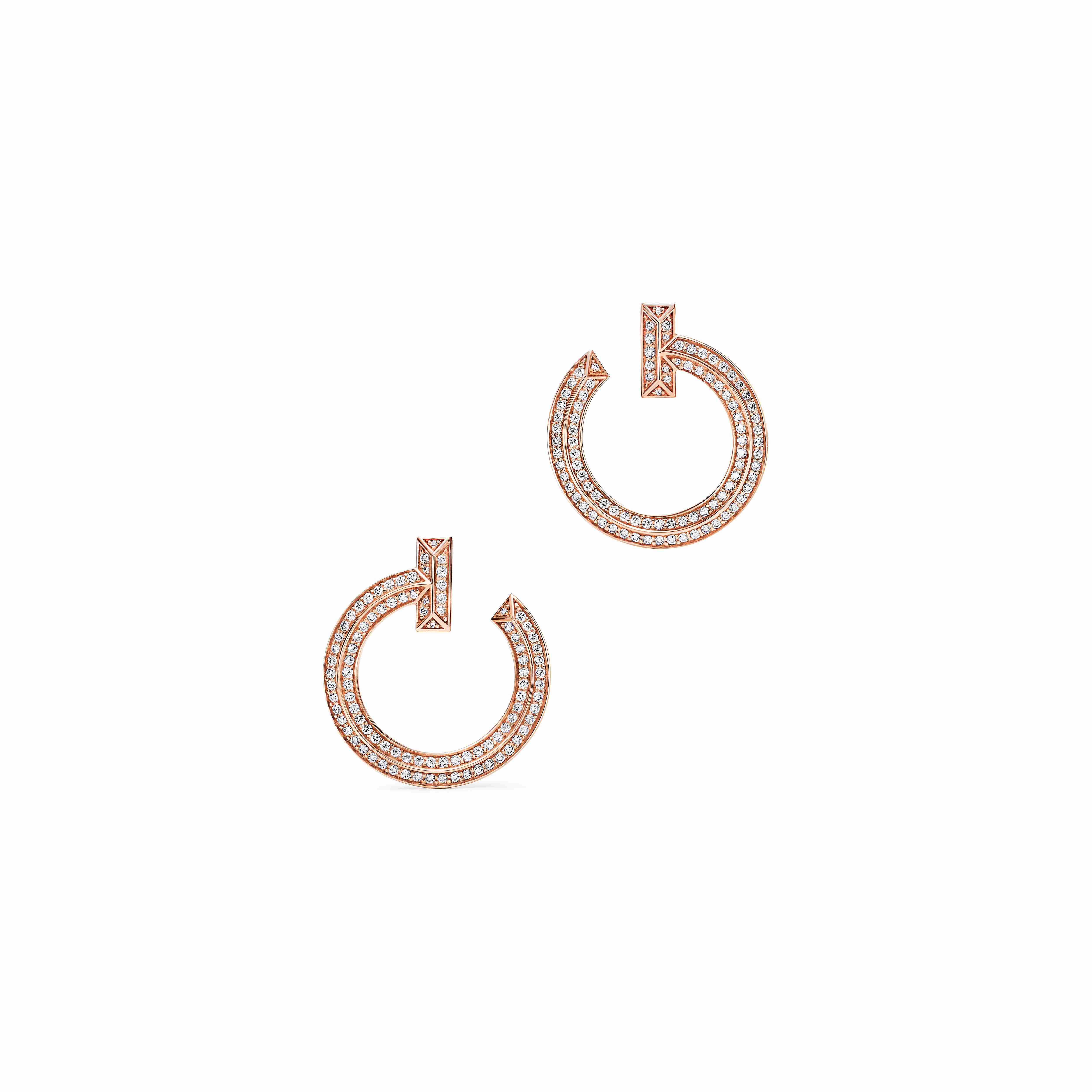Tiffany T : T1 Open Hoop Earrings