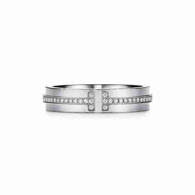 Tiffany T : Narrow Diamond Ring