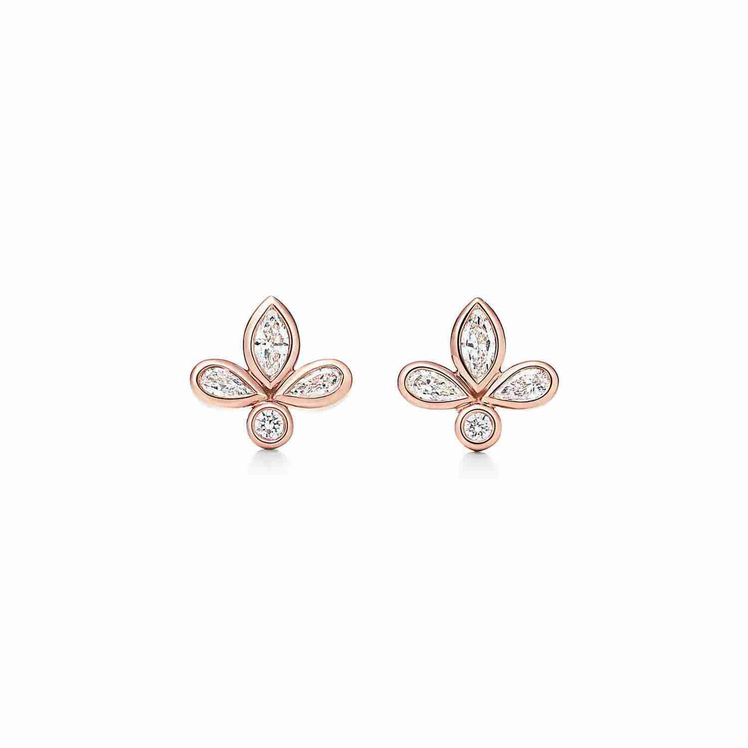 Tiffany Fleur de Lis : Earrings