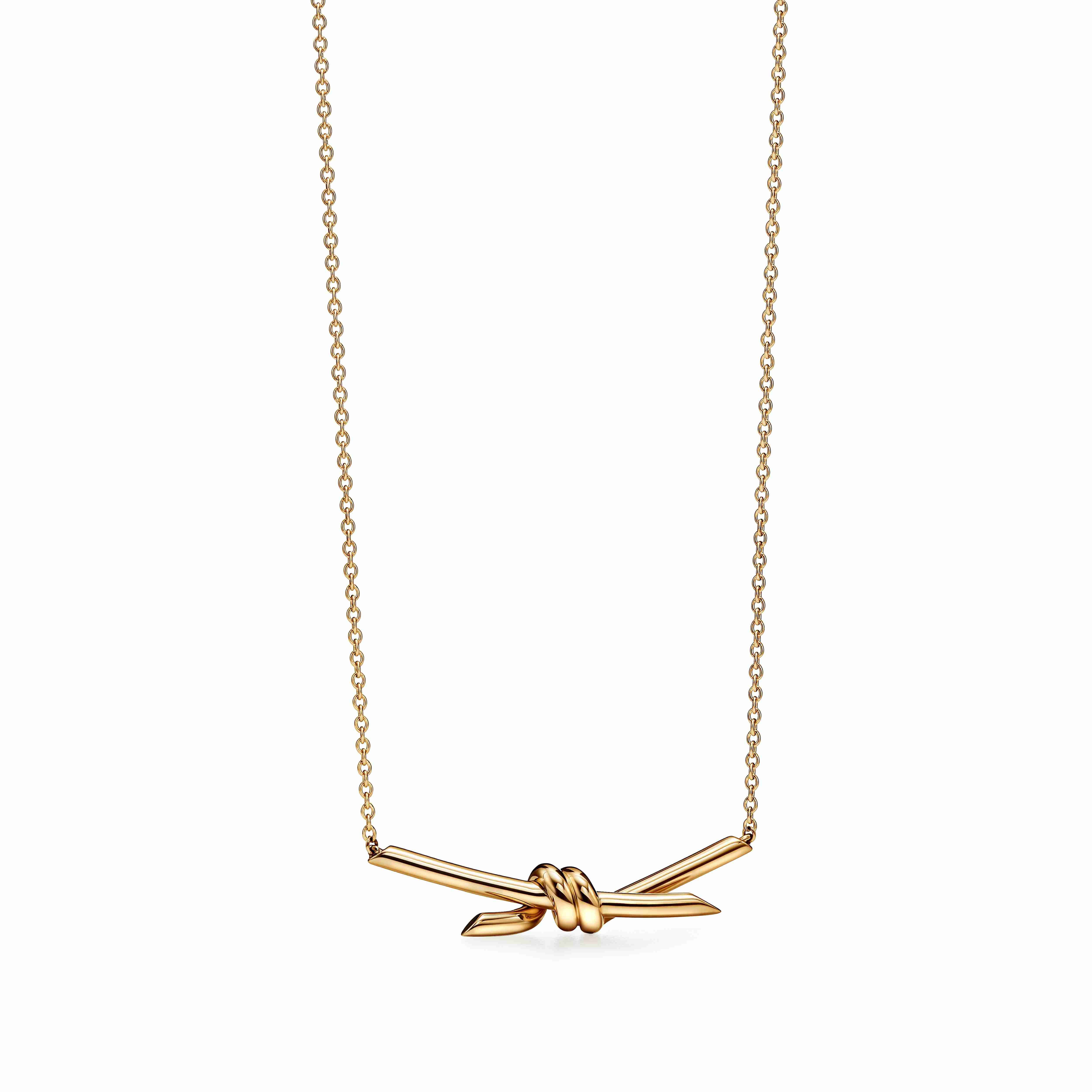 Tiffany Knot : Pendant in Yellow Gold