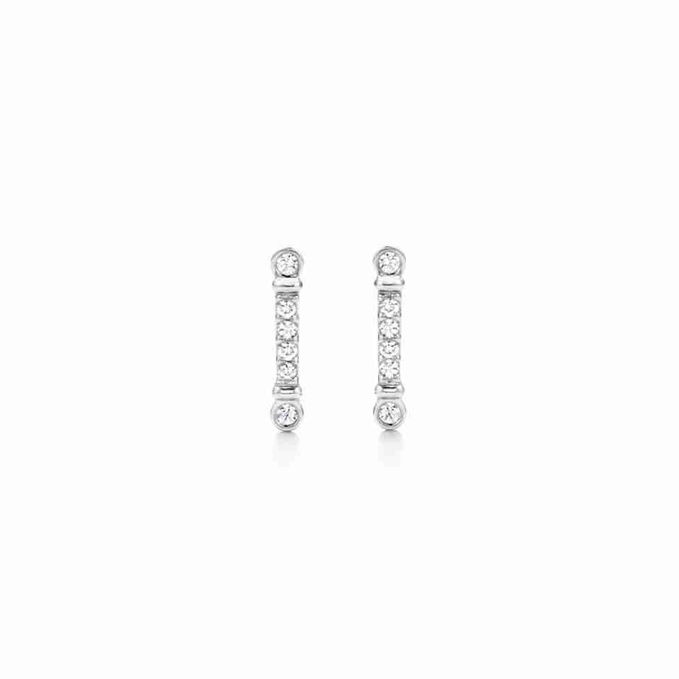 Tiffany Fleur de Lis : Key Bar Earrings