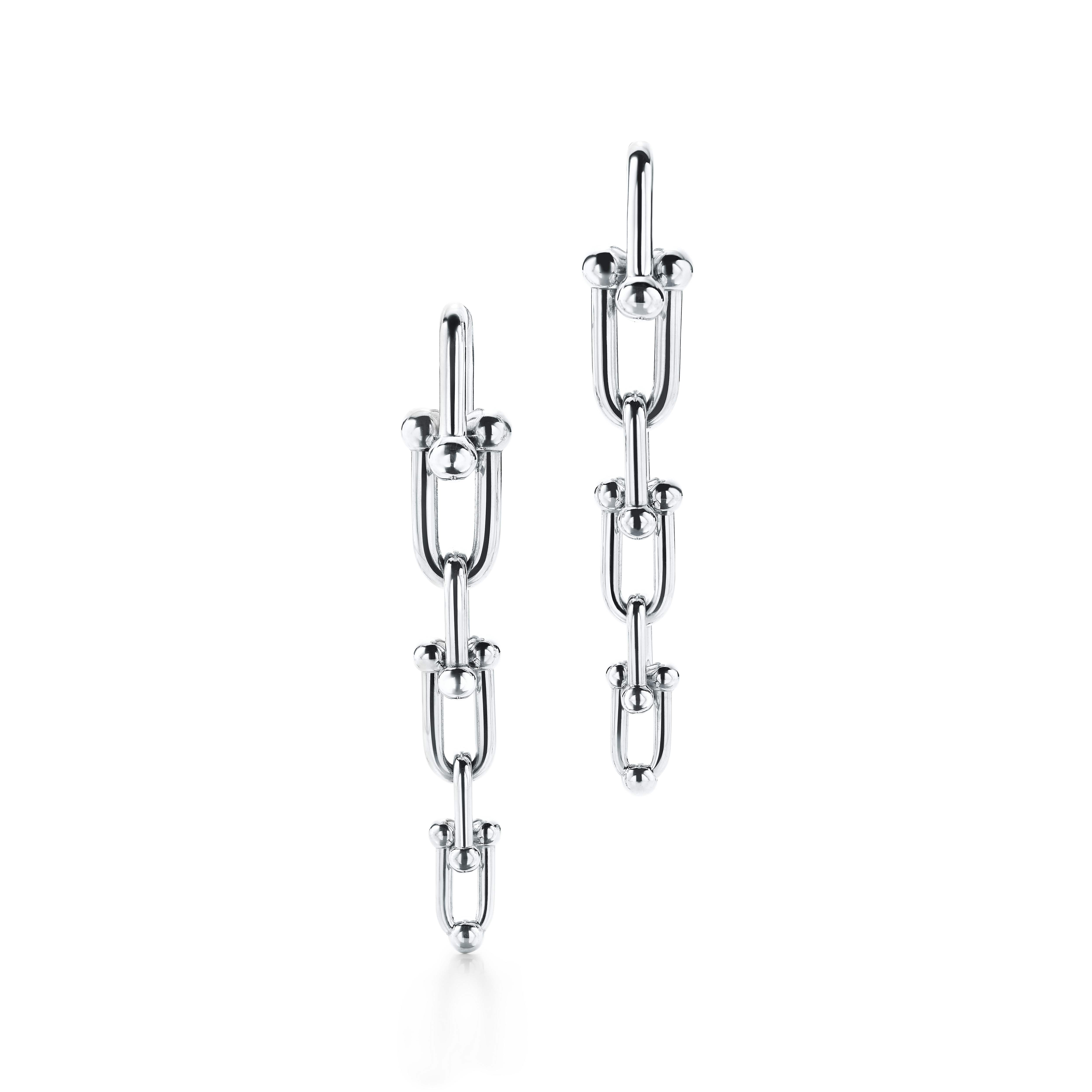 Tiffany HardWear:Graduated Link Earrings