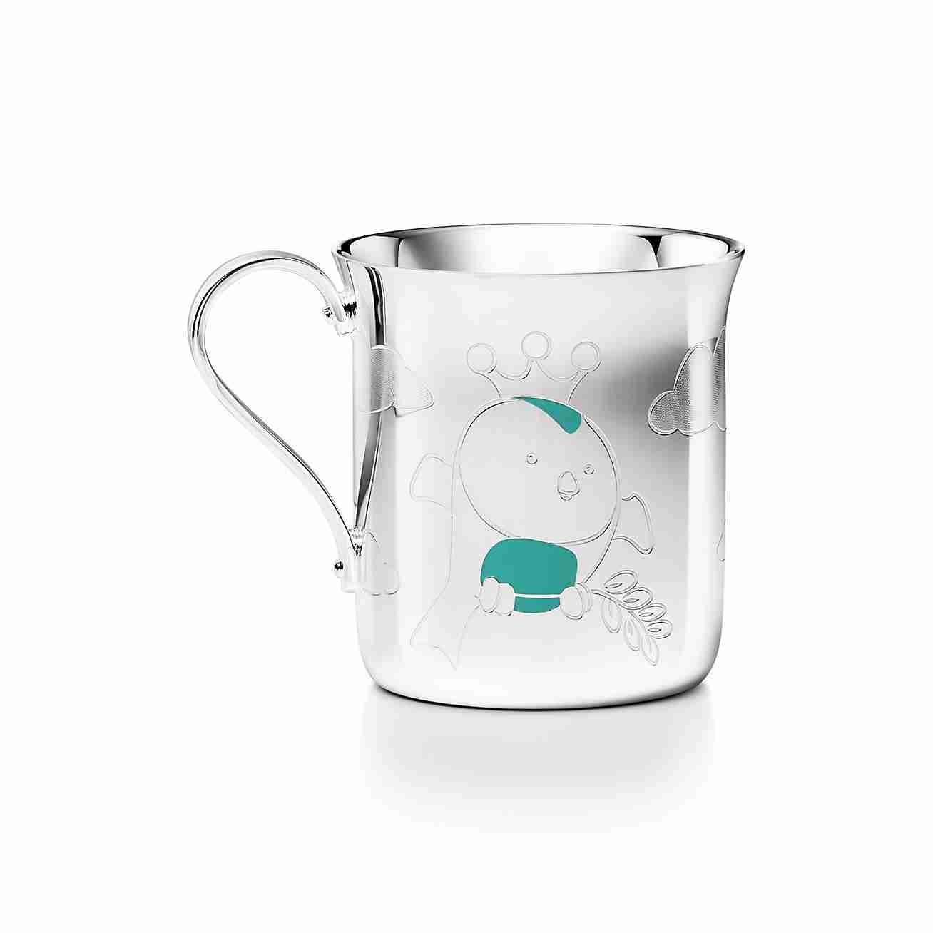 Tiny Tiffany :  Bird Baby Cup in Sterling Silver