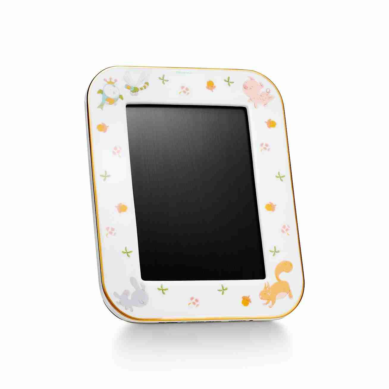 Tiny Tiffany :  Land Animals Frame in Bone China