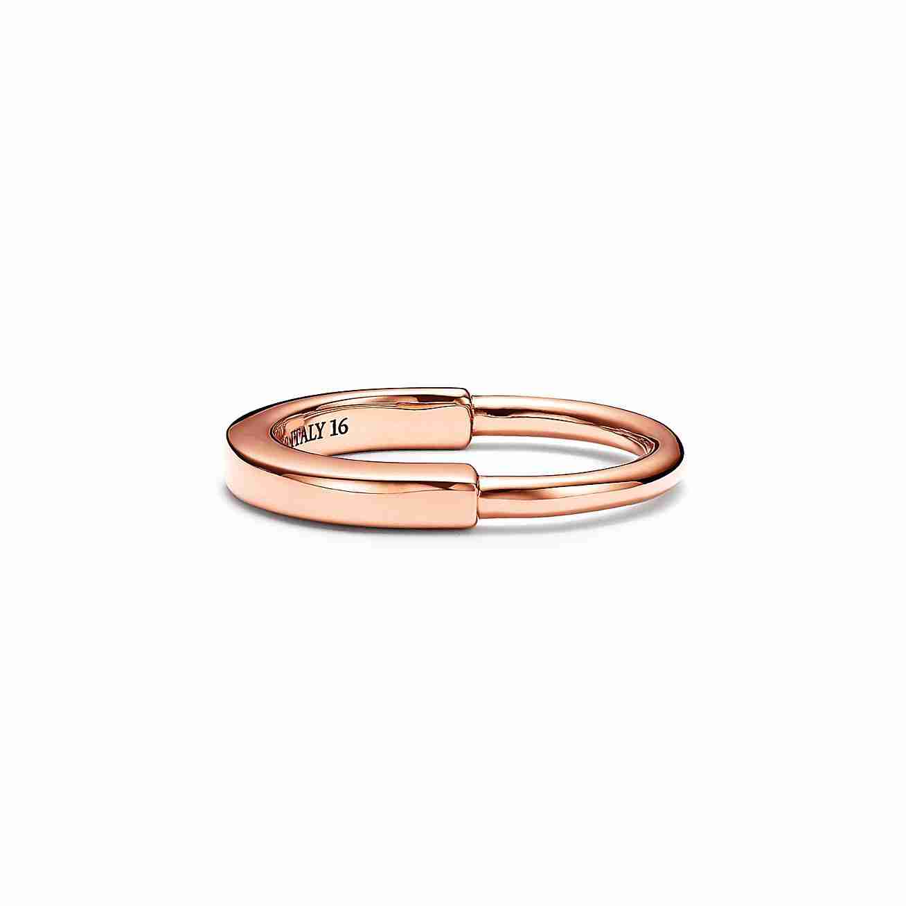Tiffany Lock : Ring in Rose Gold