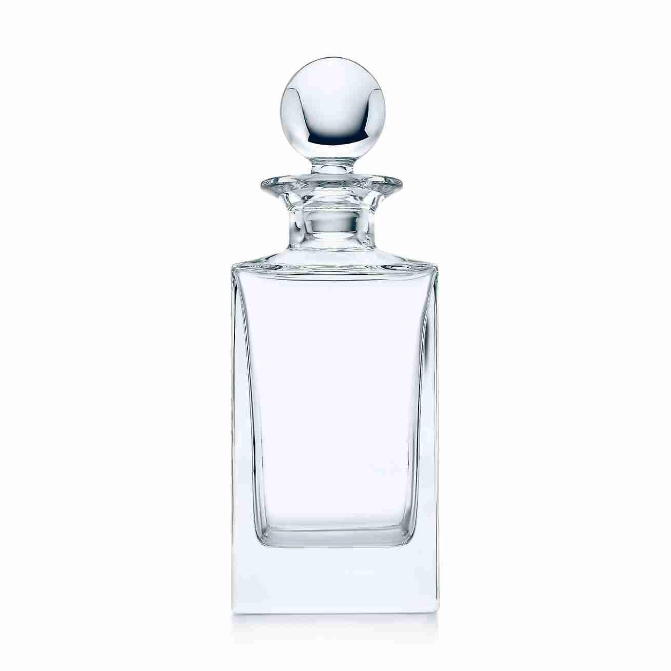 Tiffany Home Essentials :  Classic Square Decanter in Crystal Glass
