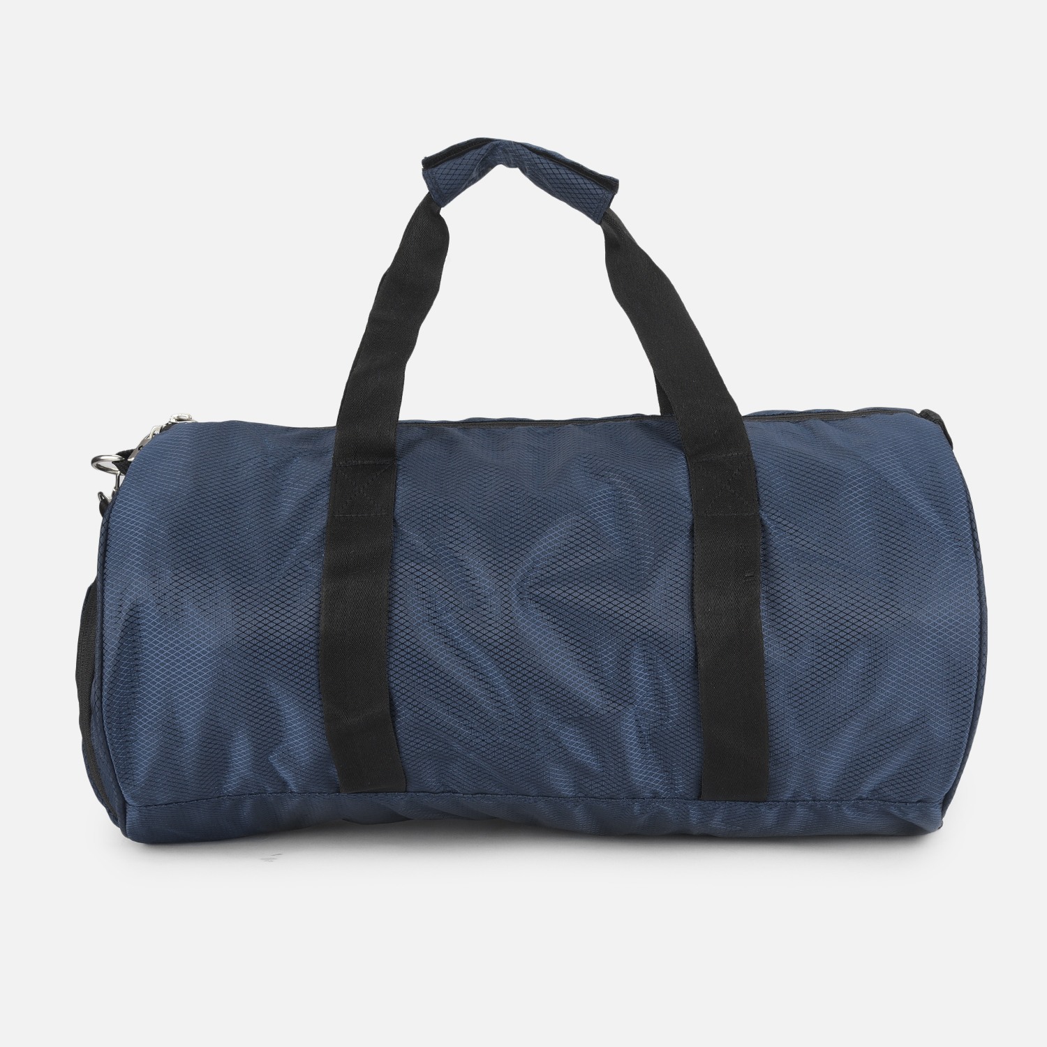 Men a Blue Duffles Bag